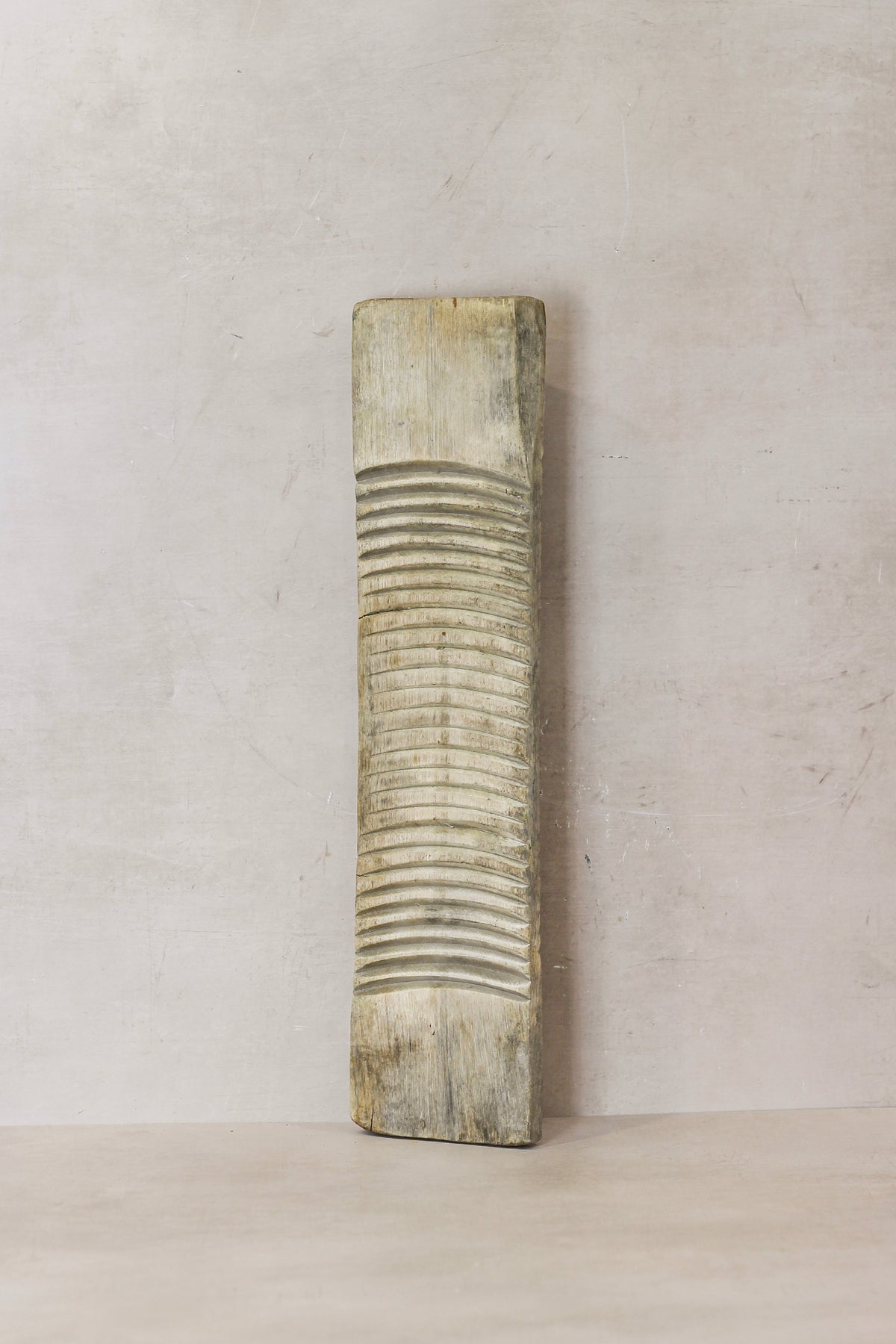 Vintage Elm Wooden Washboard - no 12