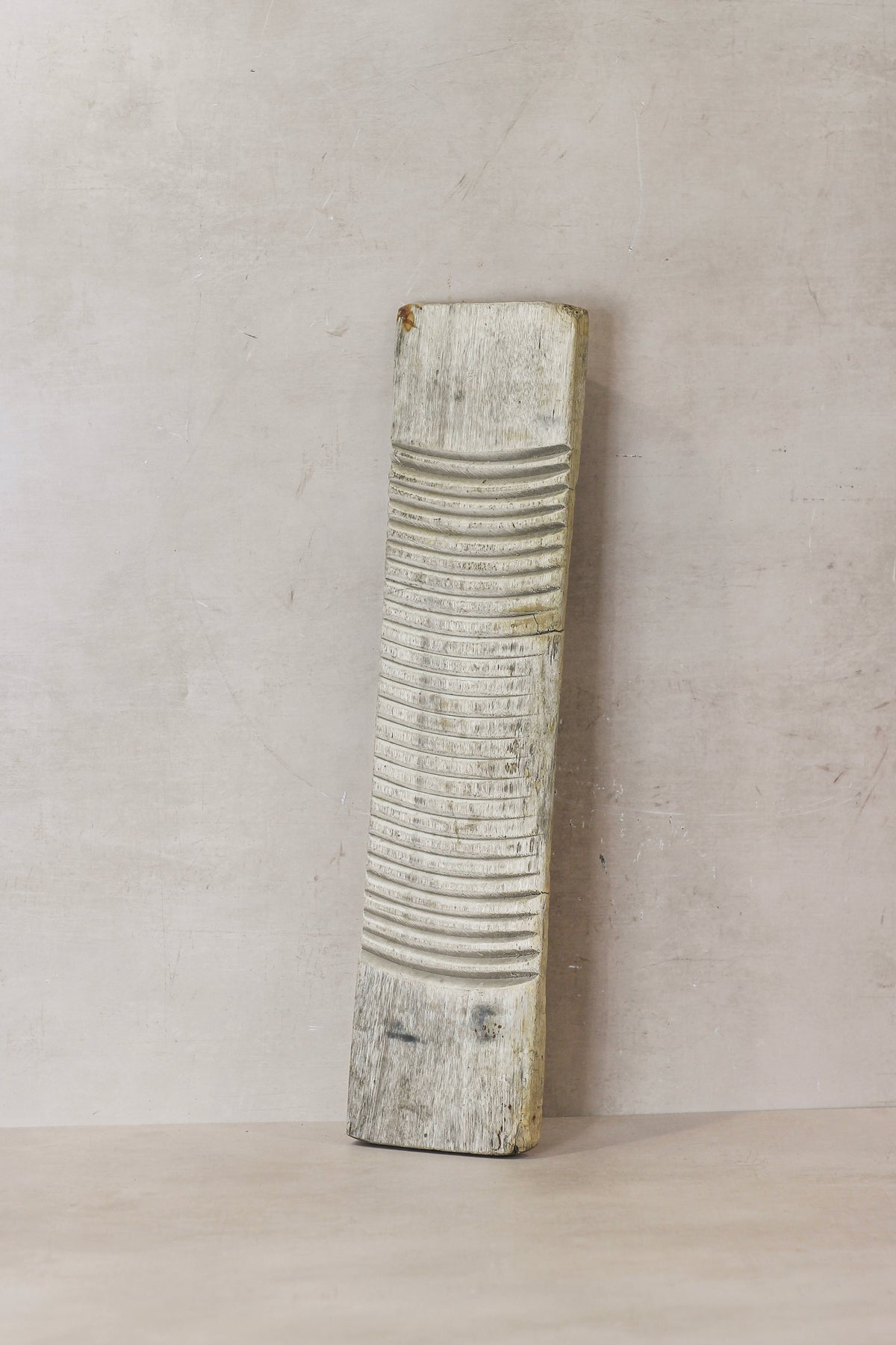 Vintage Elm Wooden Washboard - no 12