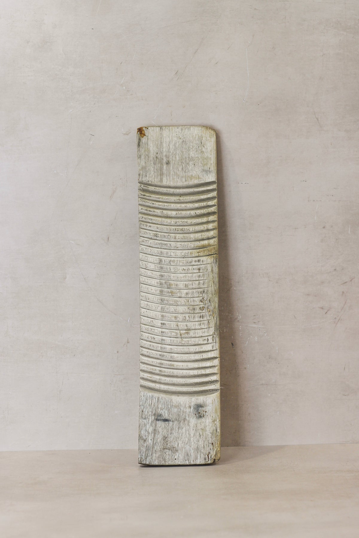 Vintage Elm Wooden Washboard - no 12