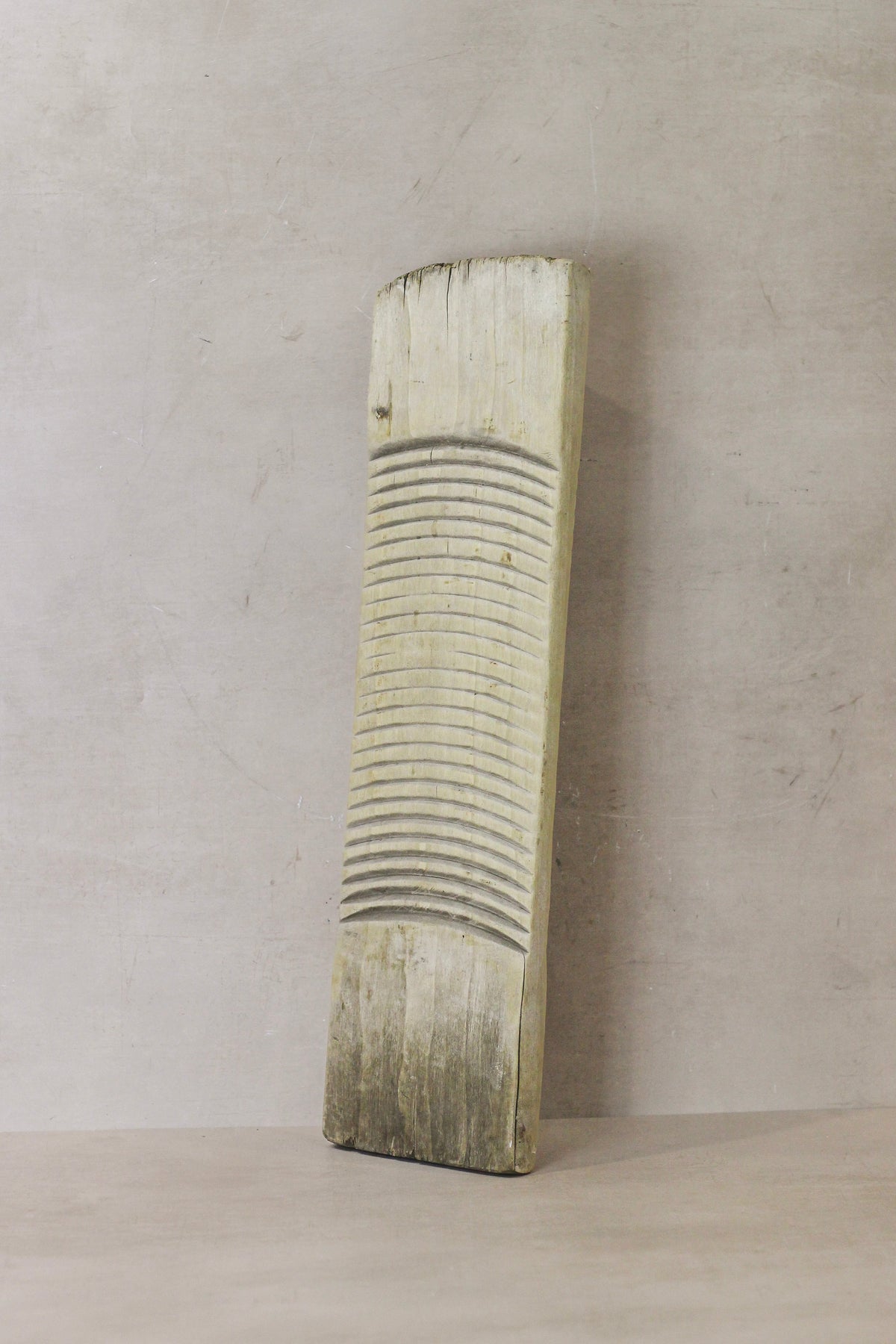 Vintage Elm Wooden Washboard - no 13