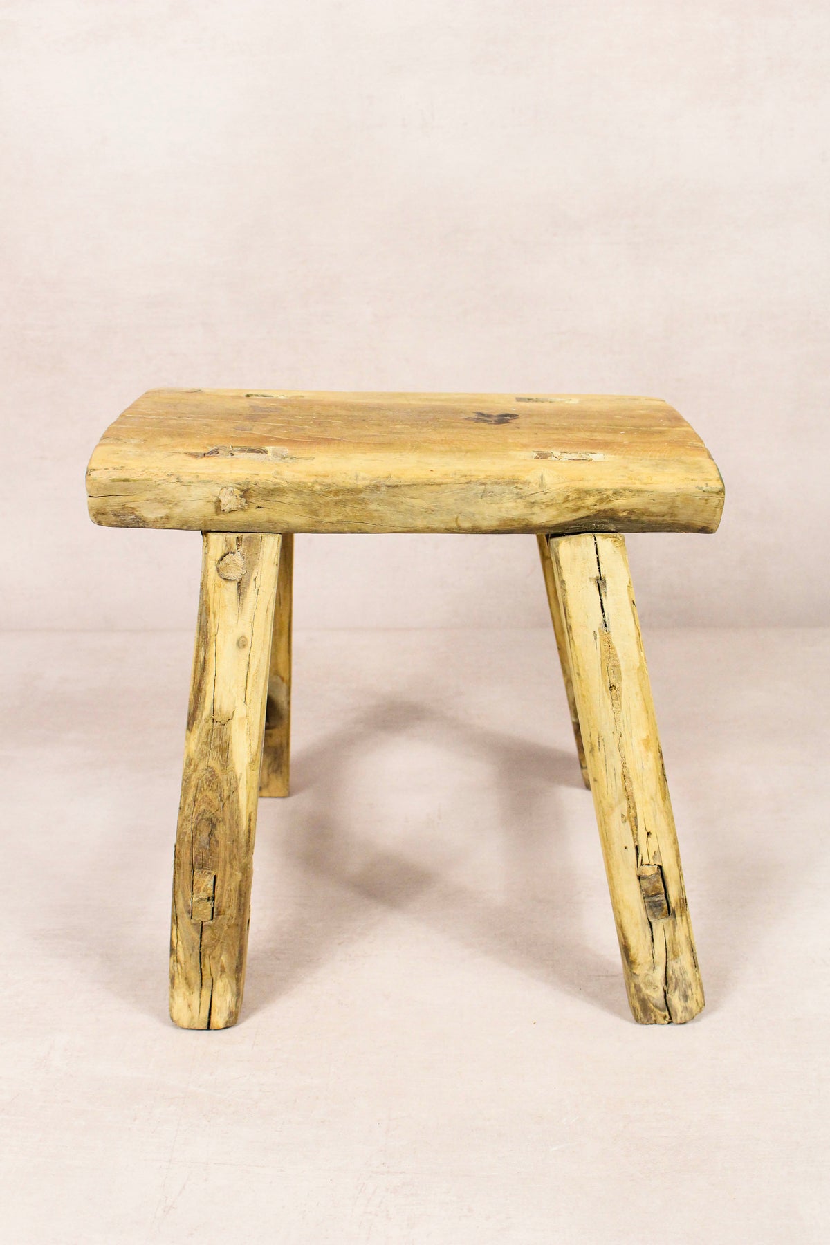 Vintage Rustic Stool - Elm wood - Small - 265