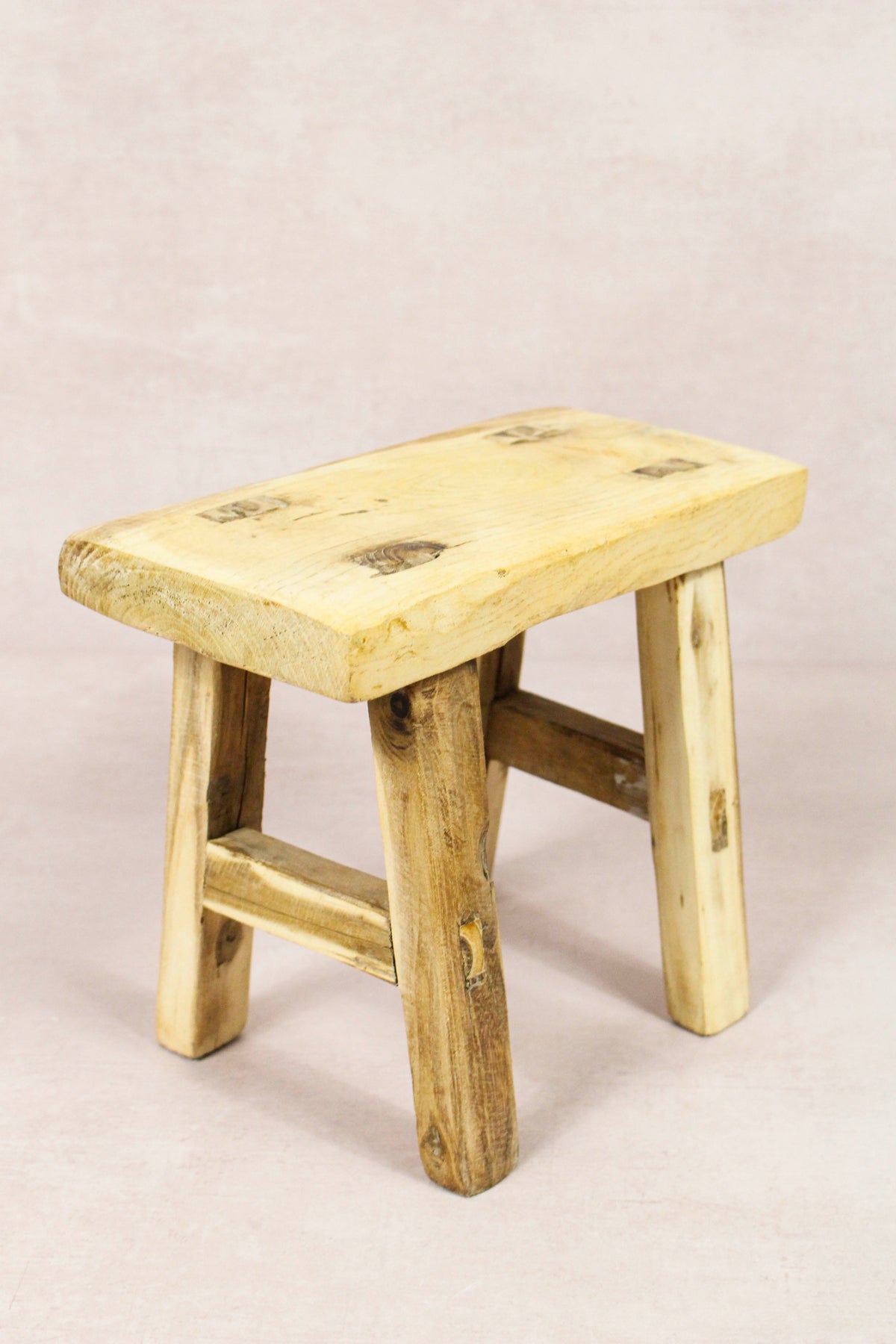 Vintage Rustic Stool - Elm wood - Small - 266