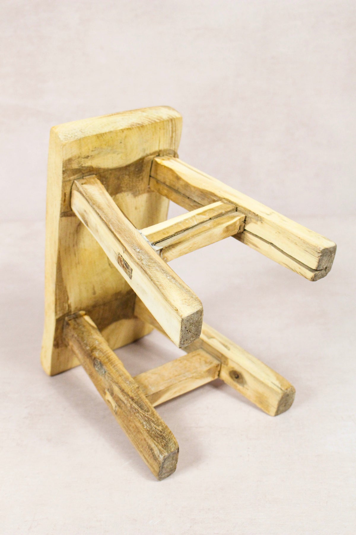 Vintage Rustic Stool - Elm wood - Small - 266