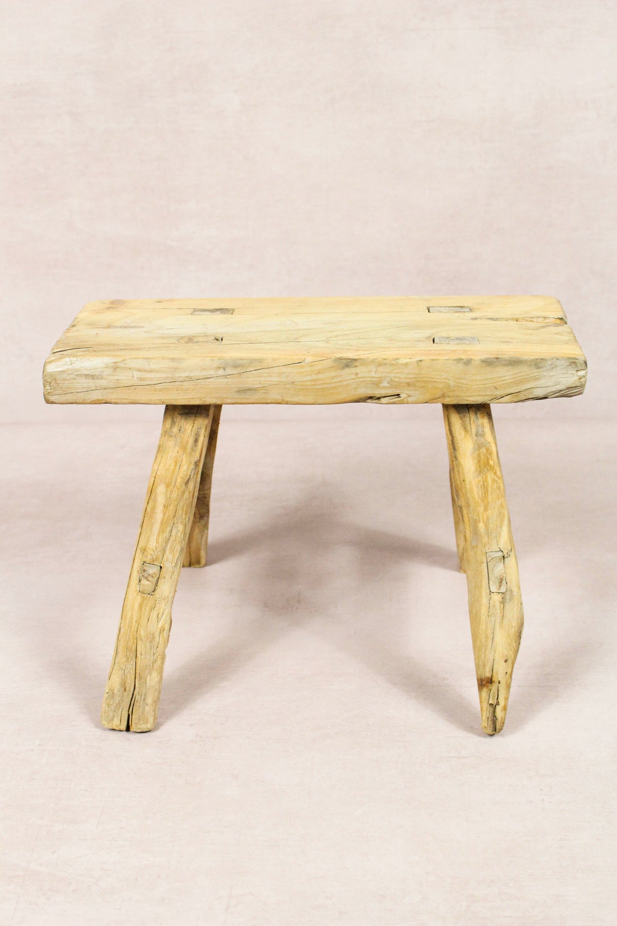 Vintage Rustic Stool - Elm wood - Small - 267