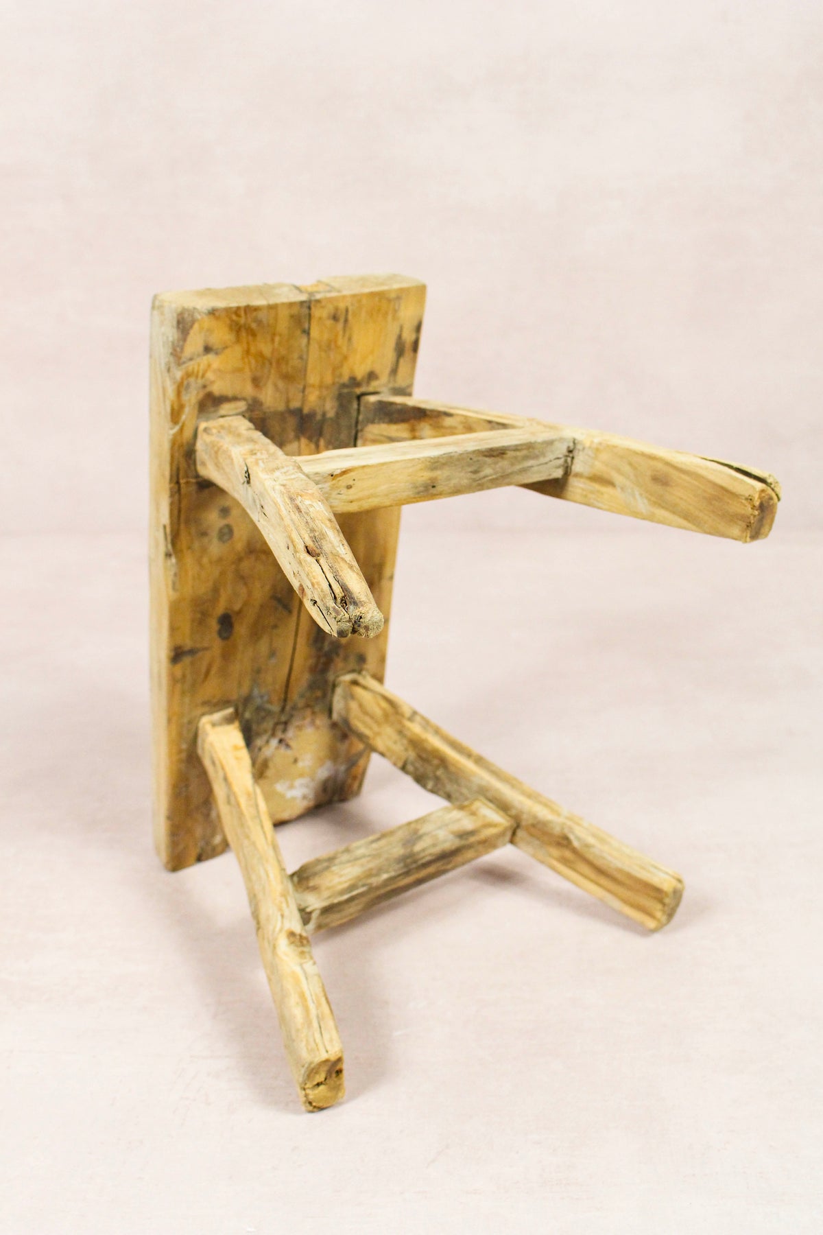 Vintage Rustic Stool - Elm wood - Small - 267