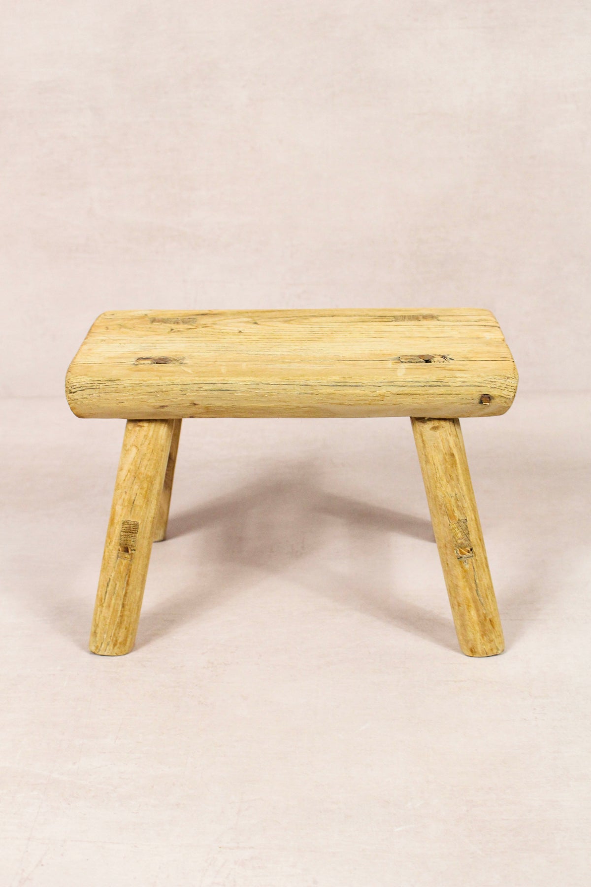 Vintage Rustic Stool - Elm wood - Small - 268