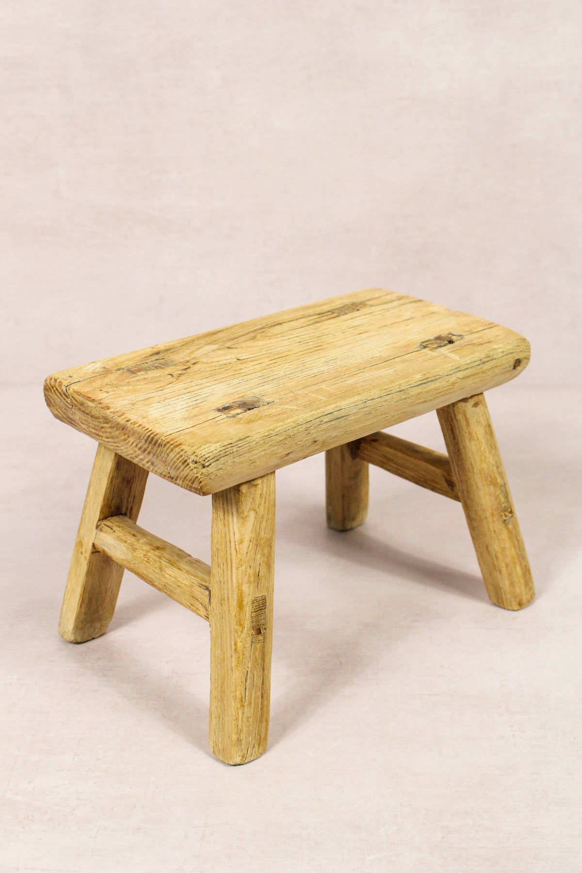 Vintage Rustic Stool - Elm wood - Small - 268