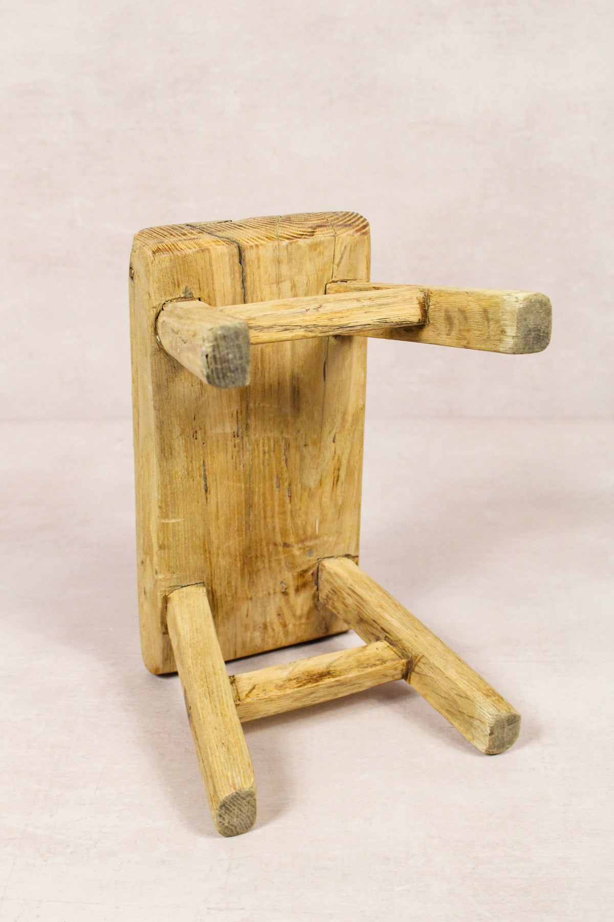 Vintage Rustic Stool - Elm wood - Small - 268