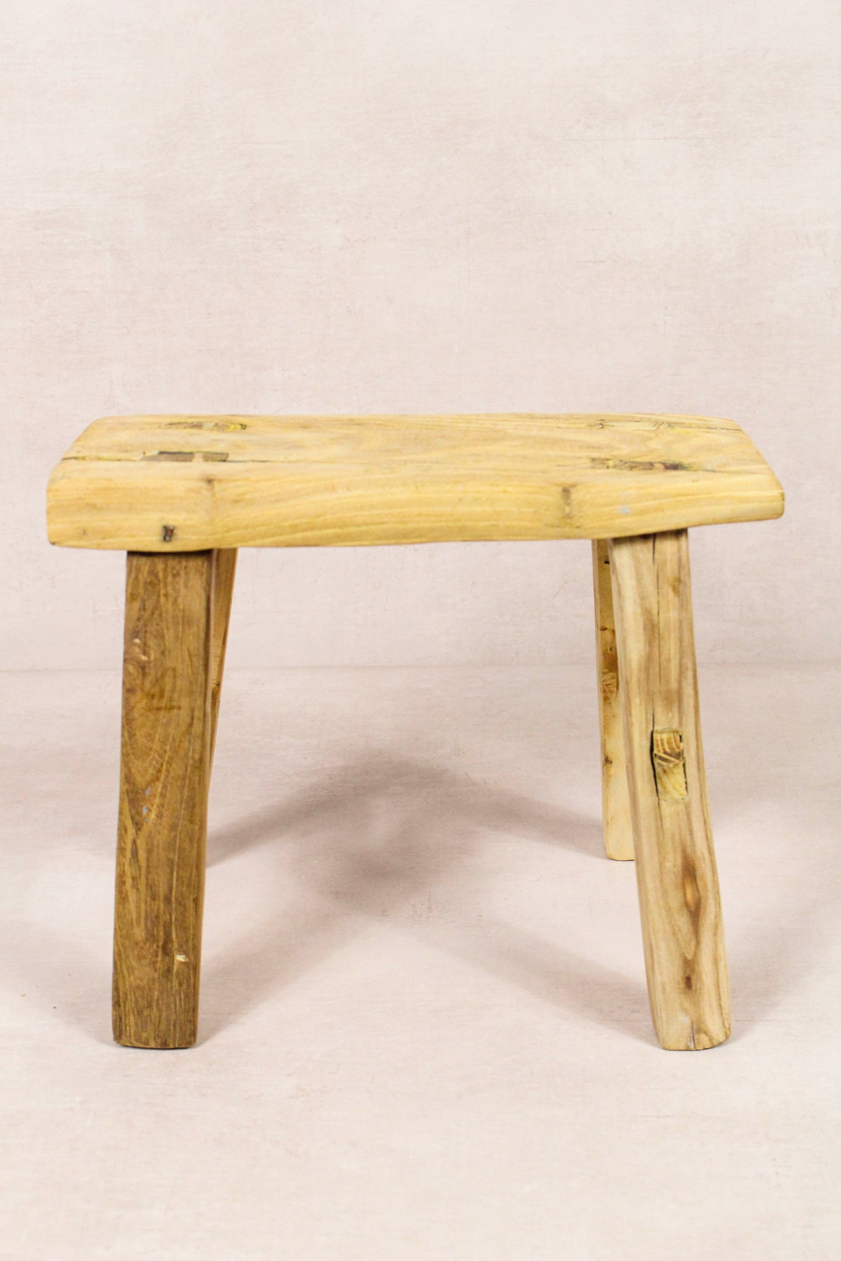 Vintage Rustic Stool - Elm wood - Small - 273