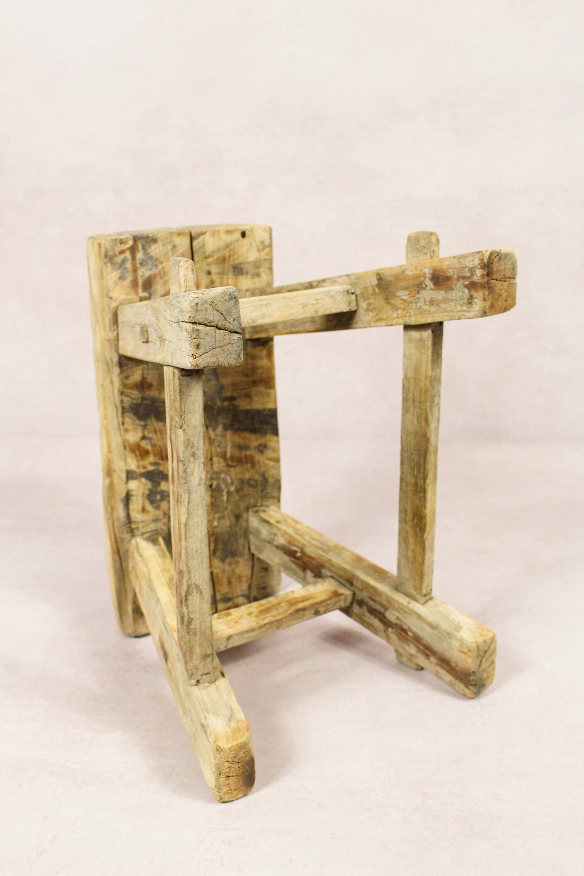 Vintage Rustic Stool - Elm wood - Small - 277