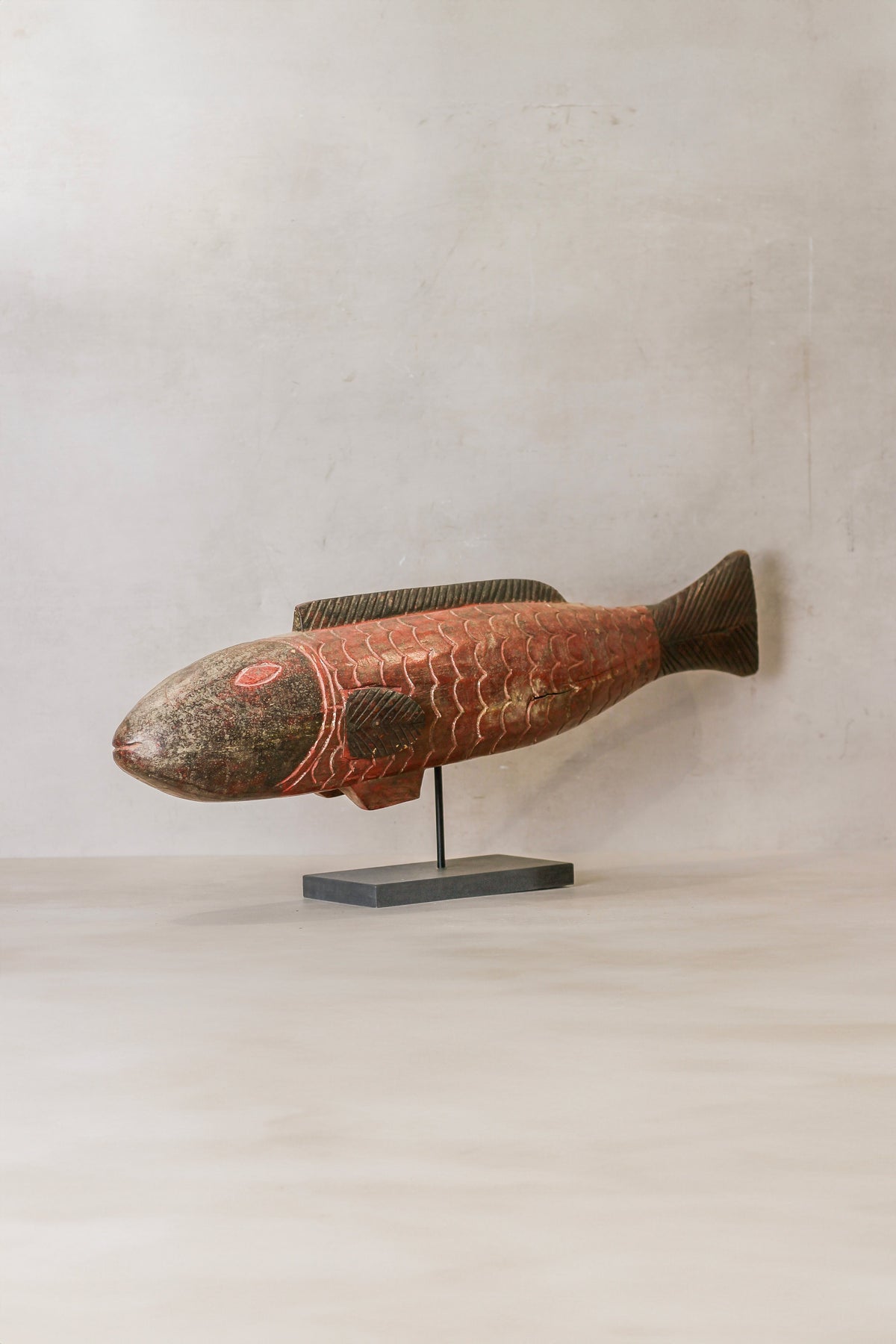 Large Bozo Puppet Fish - Mali - Red