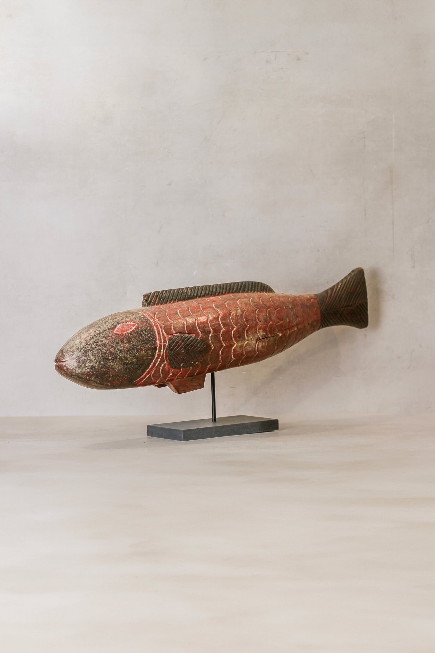 Large Bozo Puppet Fish - Mali - Red