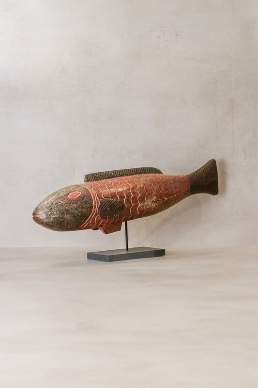 Large Bozo Puppet Fish - Mali - Red