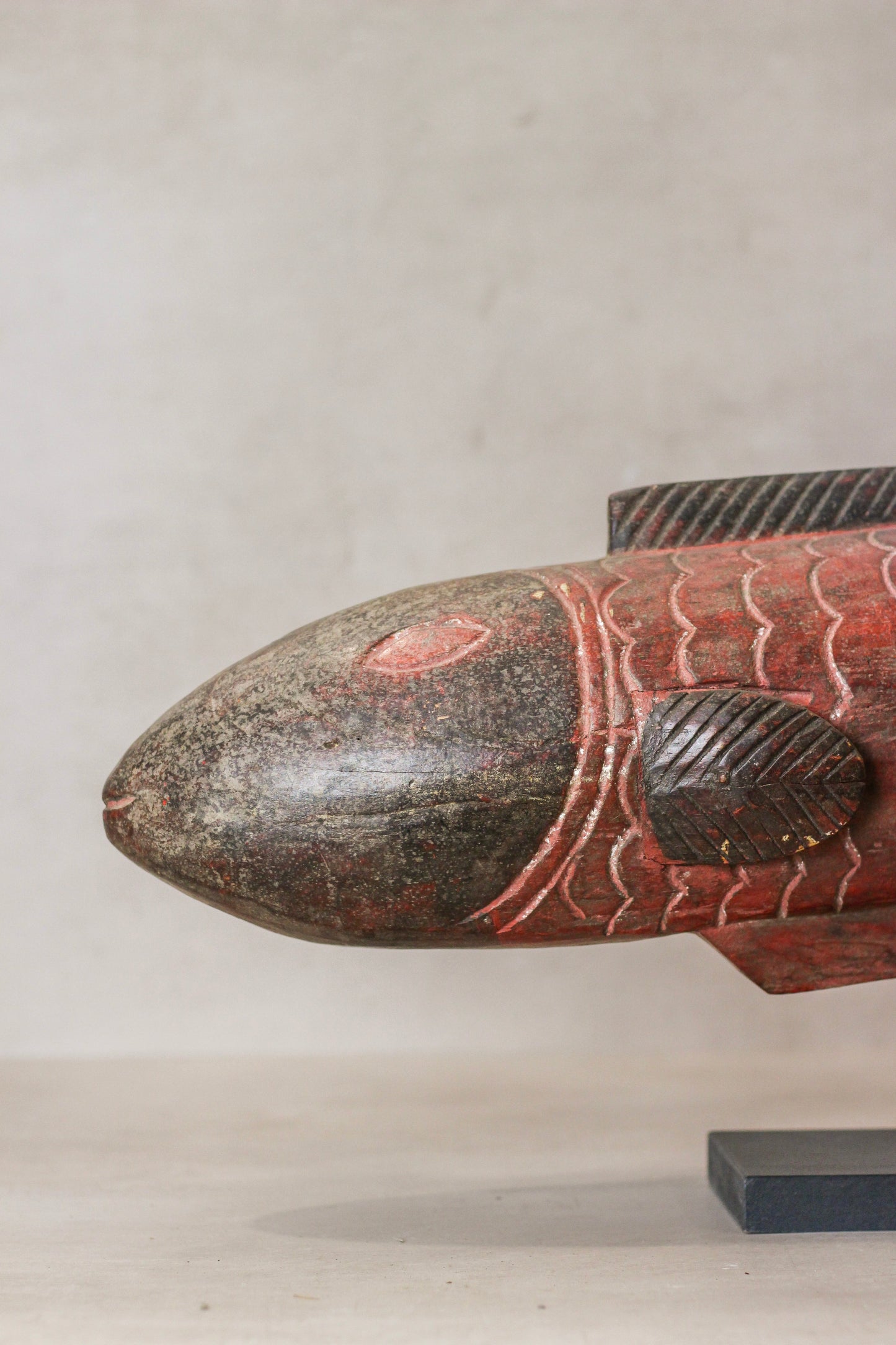 Large Bozo Puppet Fish - Mali - Red