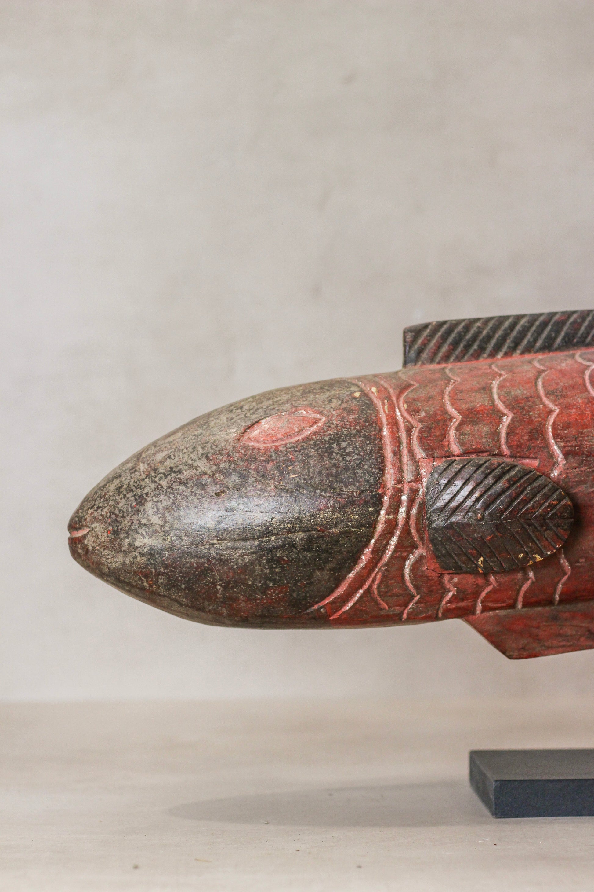 Large Bozo Puppet Fish - Mali - Red