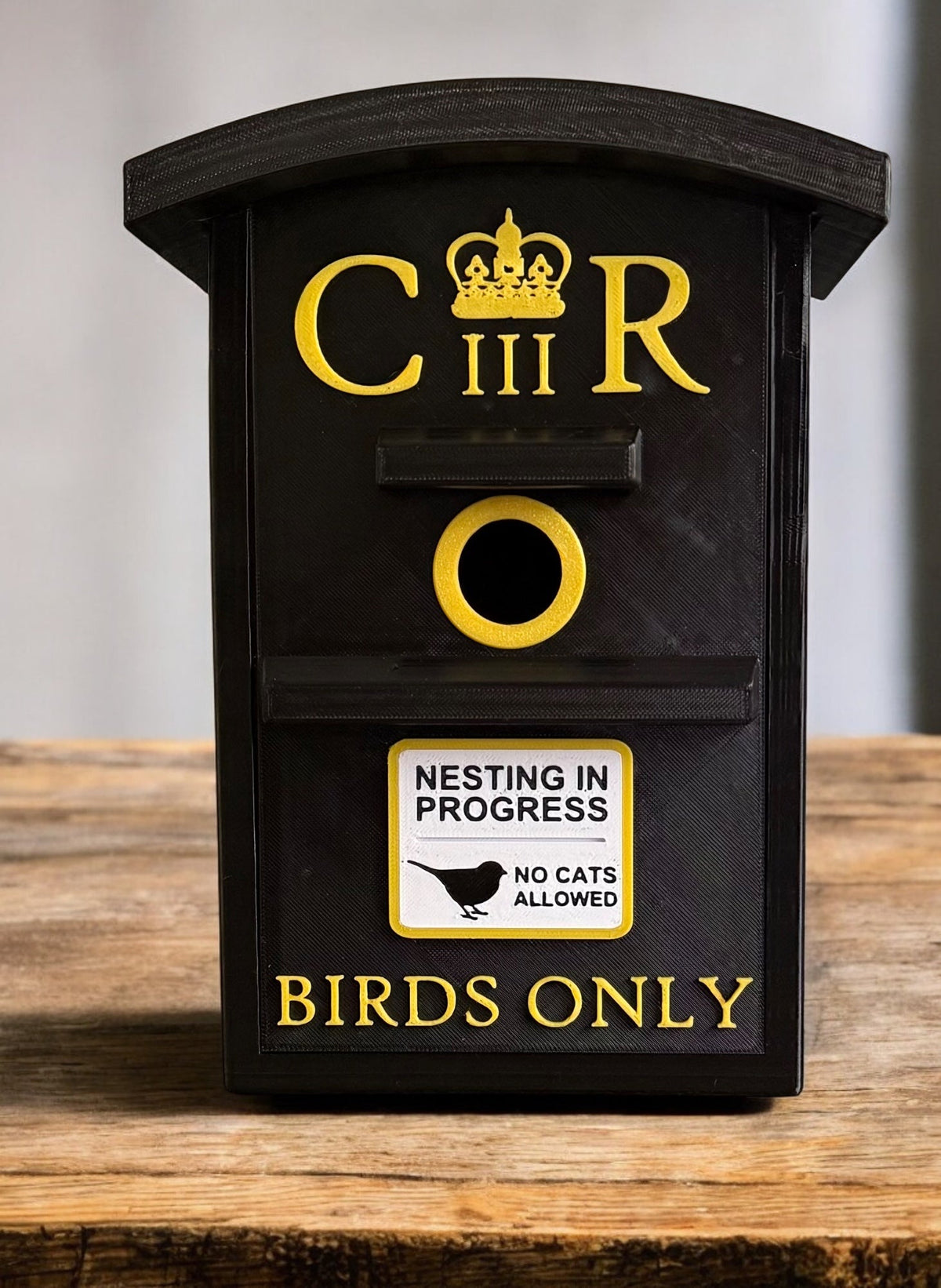 UK Postbox Bird Box | Unique Birdhouse for Gardens & Bird Lovers | Garden Decor | Nest Box
