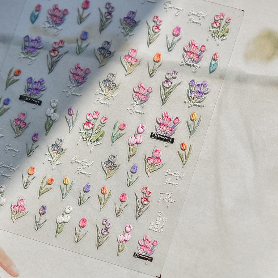 Hello Claws | Spring Tulip Nail Deco Sticker