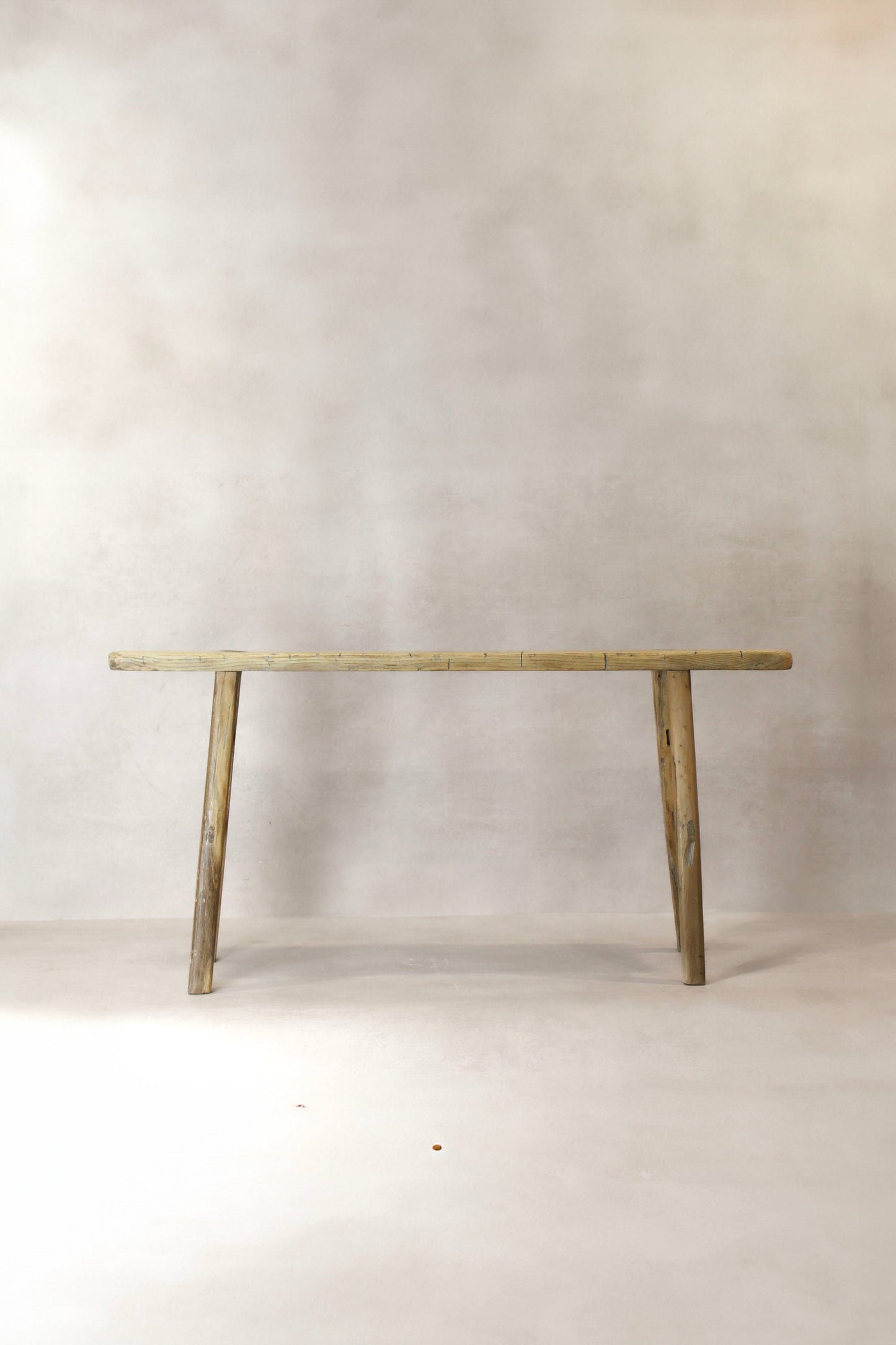 Antique Rustic Elm Skinny Bench 04