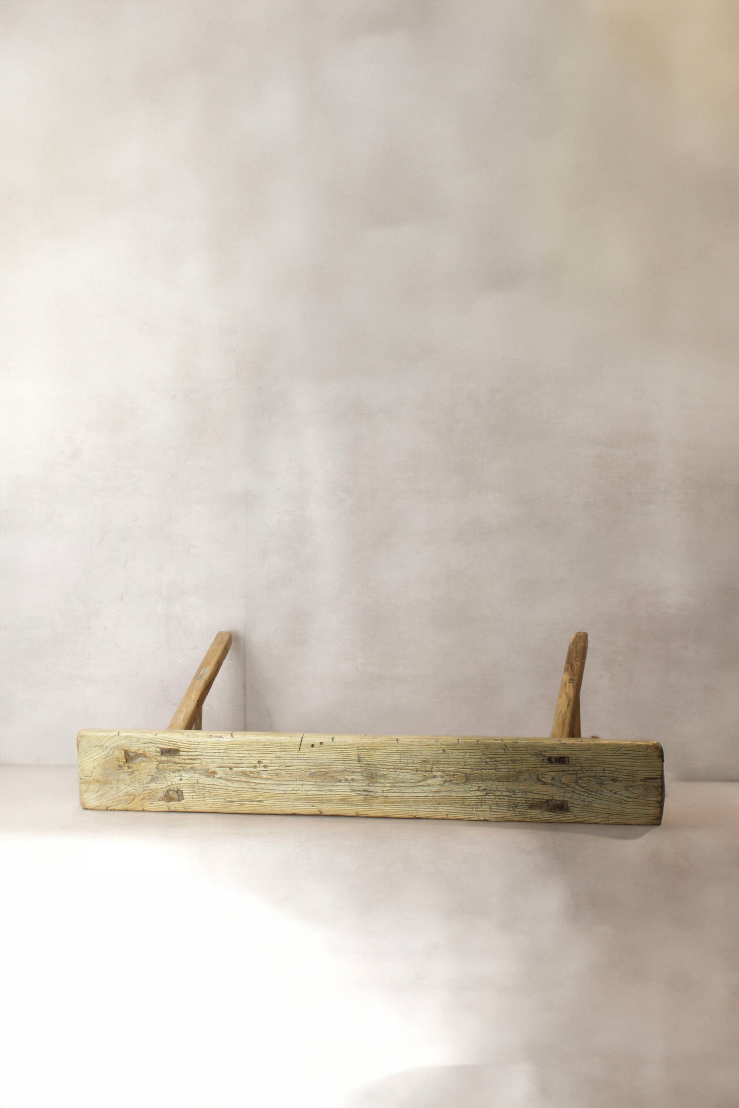 Antique Rustic Elm Skinny Bench 03