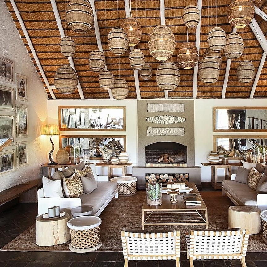 Bamileke Table - 66cm - Natural