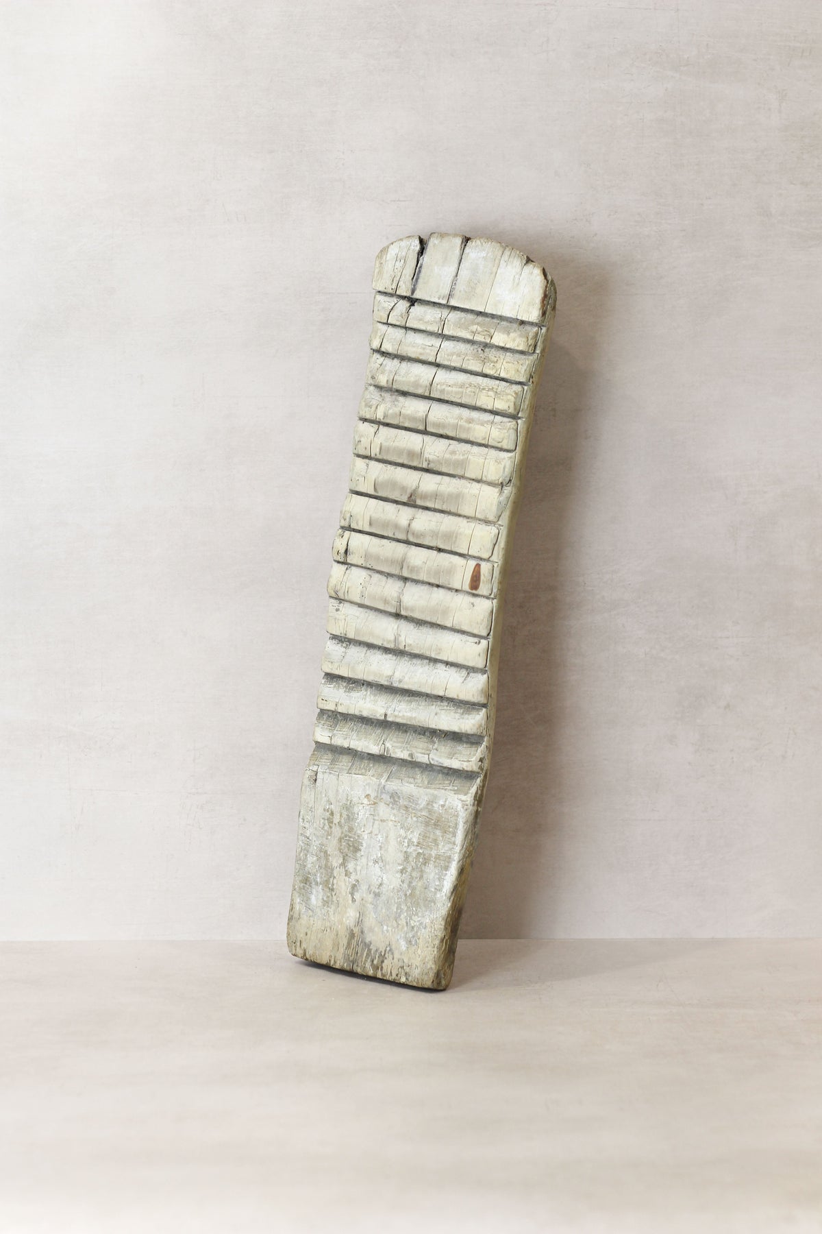 Vintage Elm Wooden Washboard - no 19