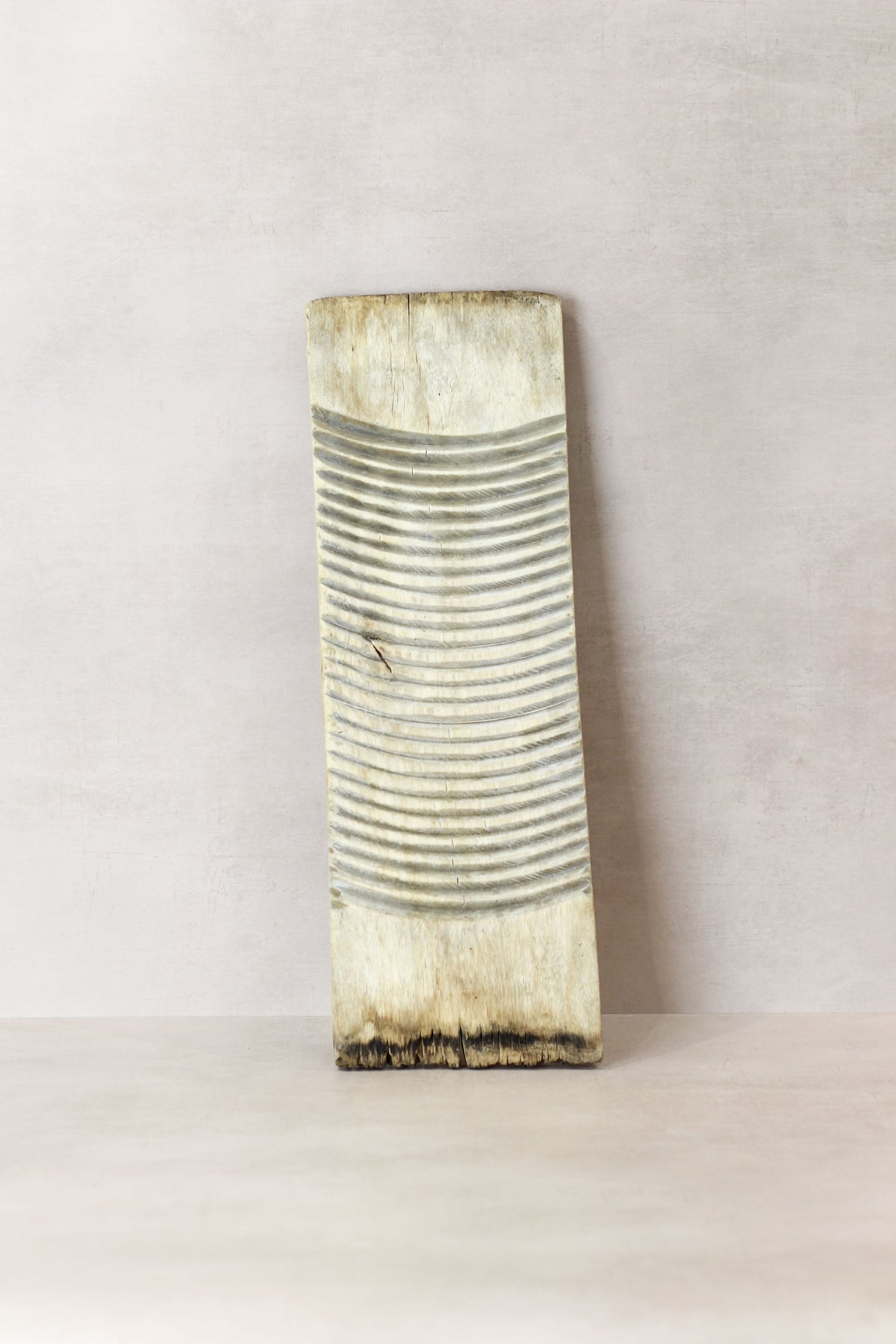 Vintage Elm Wooden Washboard - no 20