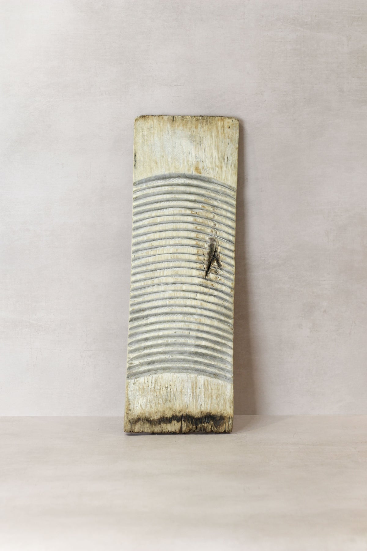 Vintage Elm Wooden Washboard - no 20