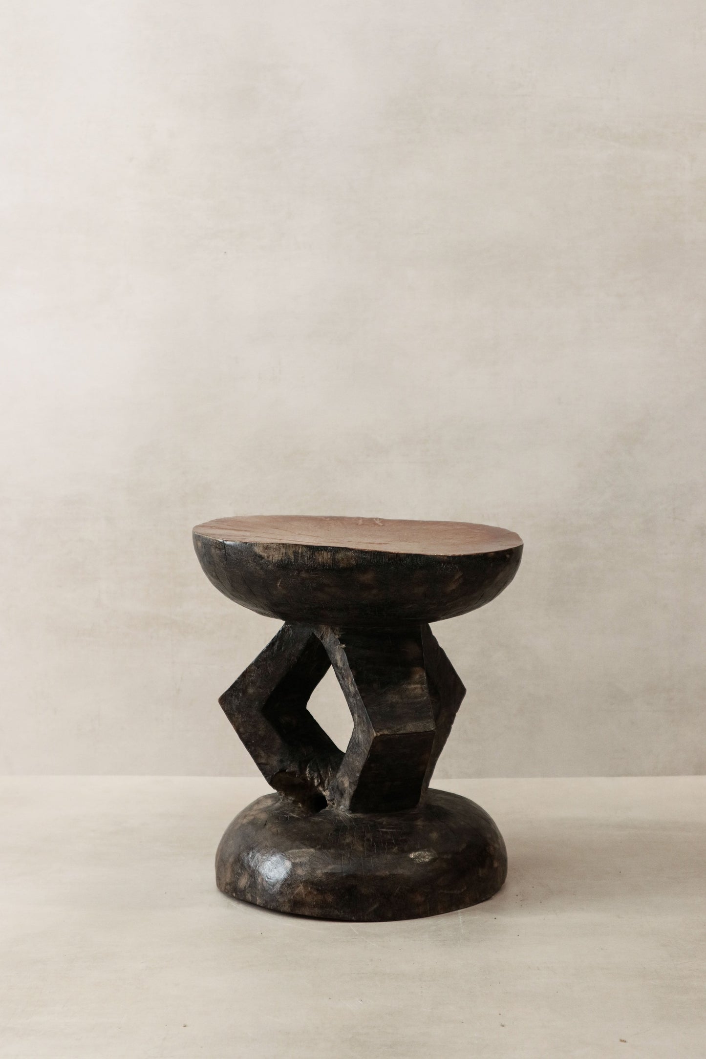 Vintage Tonga Stool - Copper Top - 28.1