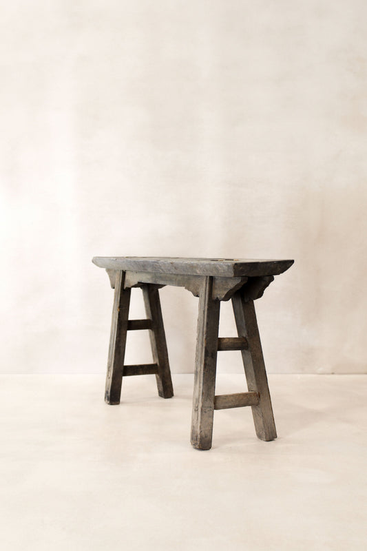 Antique Rustic Elm Bench 06