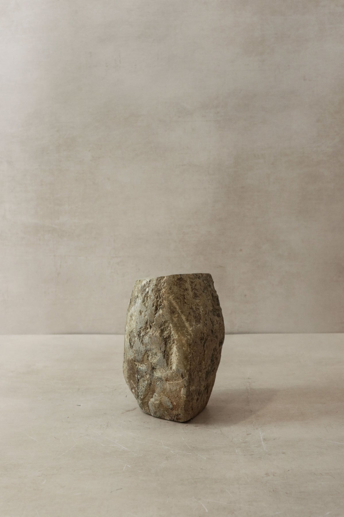 Natural Rough Edge Stone Candle Holder - 98.2