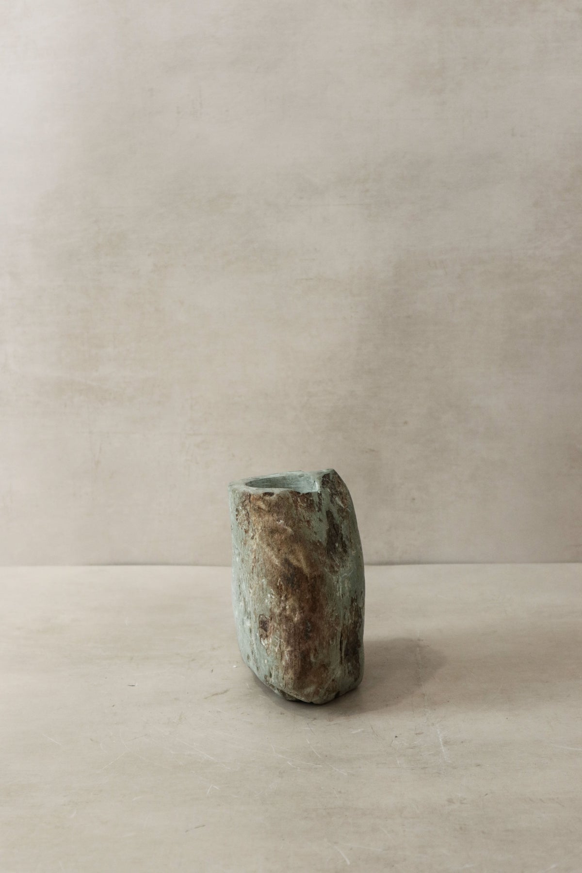 Natural Rough Edge Stone Candle Holder - 98.3