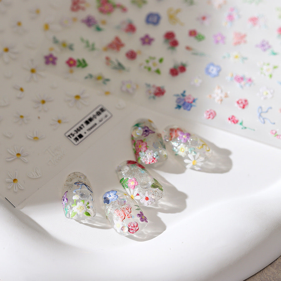 Hello Claws | Spring Daisy Wild Flower Nail Deco Sticker