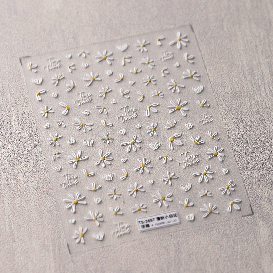Hello Claws | Spring Daisy Wild Flower Nail Deco Sticker
