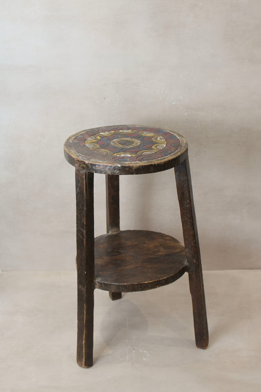 Vintage Ethiopian Two Tiered Coffee Table | ST02