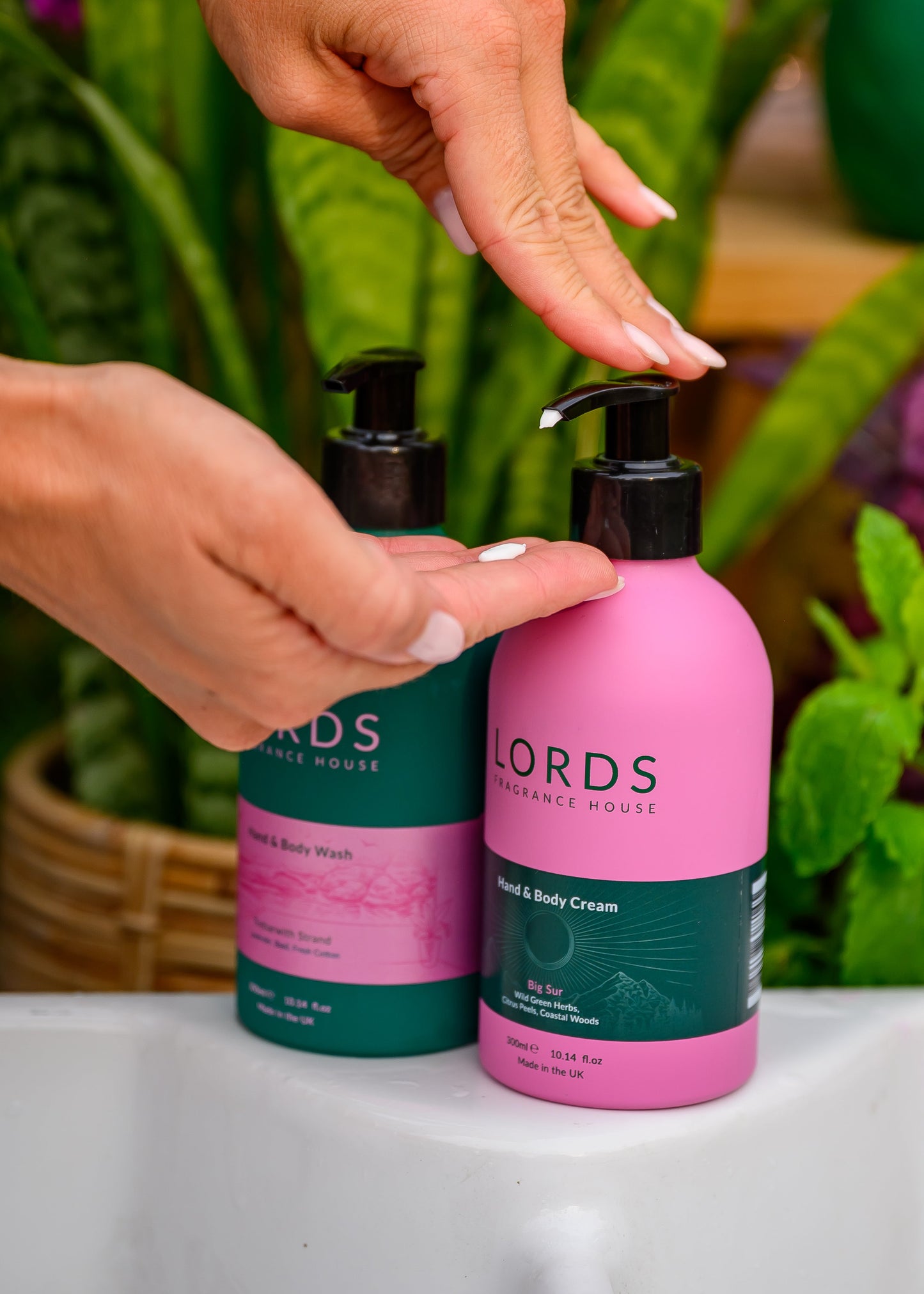 Hand & Body Cream, Pink, Rinse & Repeat Aluminium