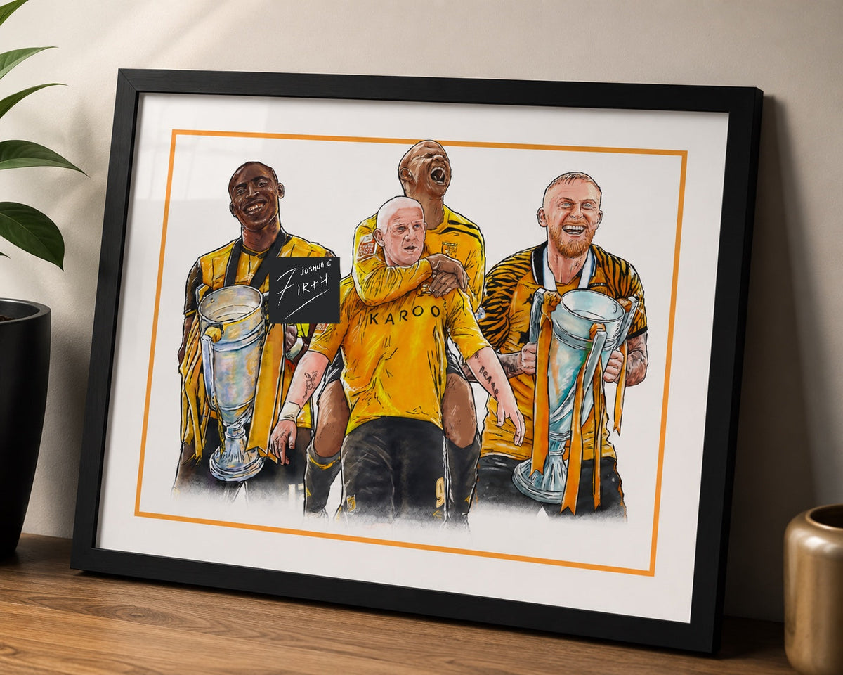 Hull Playoff Trophy Winners Football Art Print