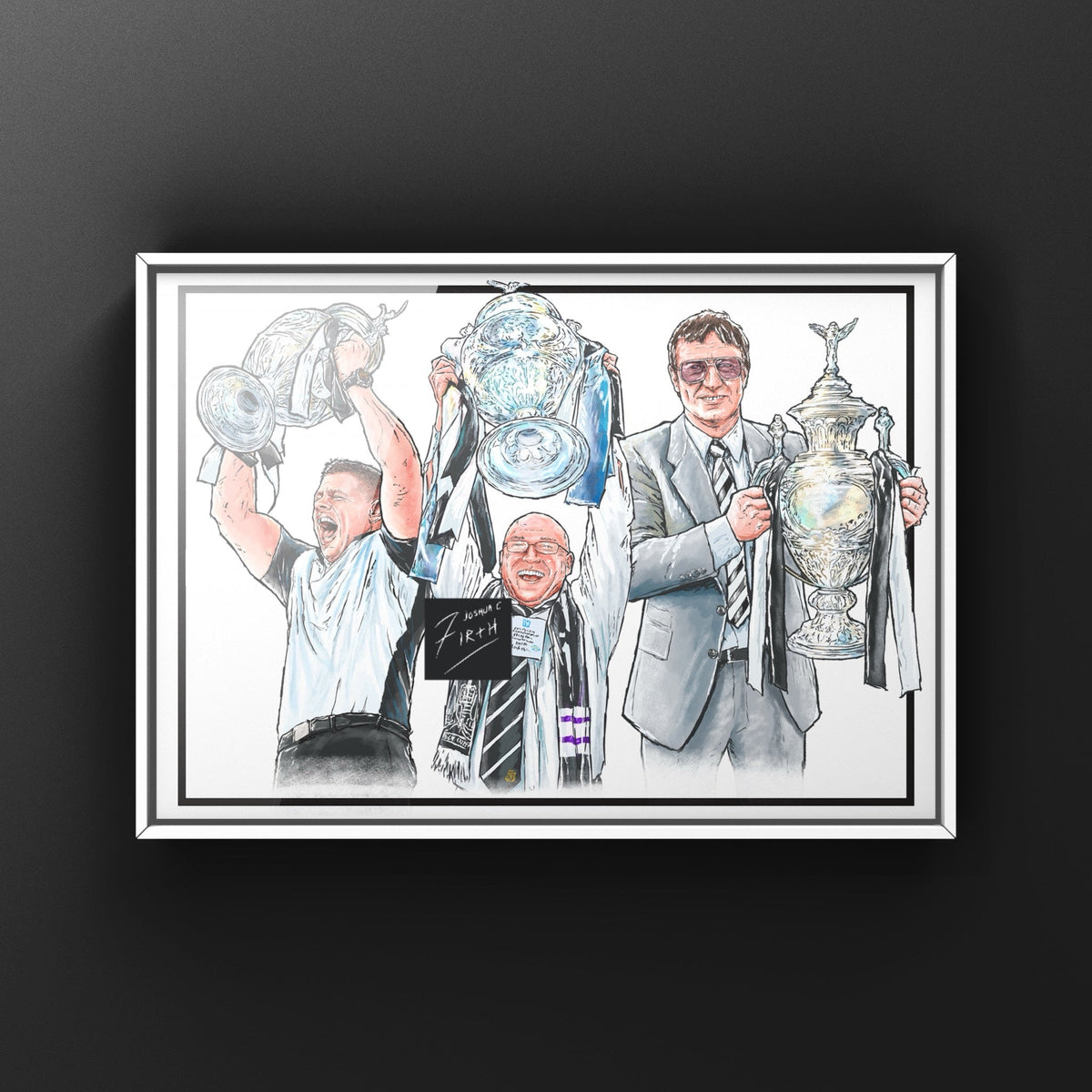 Hull Cup Winning Coaches Rugby League Art Print