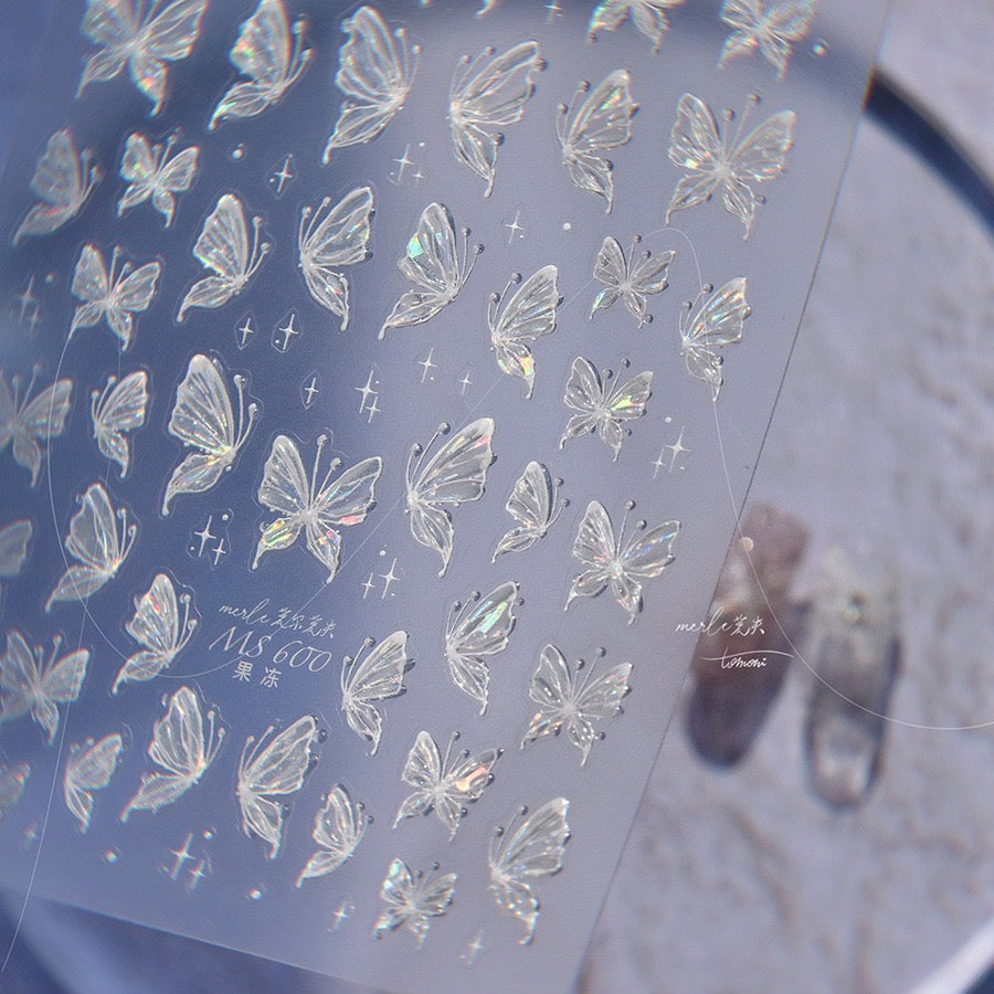 Hello Claws | Crystal Dream Butterfly 5D Nail Deco Sticker