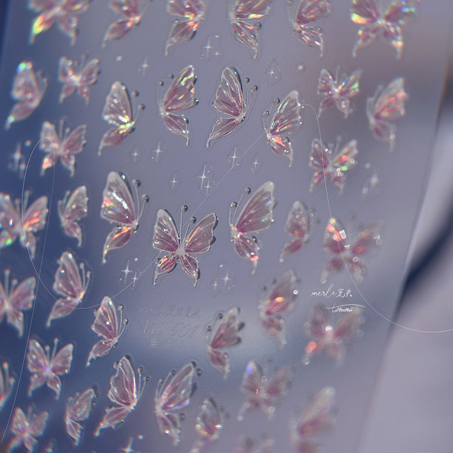 Hello Claws | Crystal Dream Butterfly 5D Nail Deco Sticker