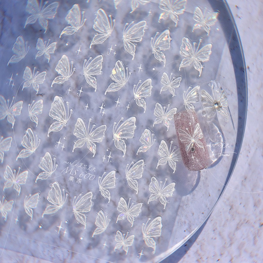 Hello Claws | Crystal Dream Butterfly 5D Nail Deco Sticker