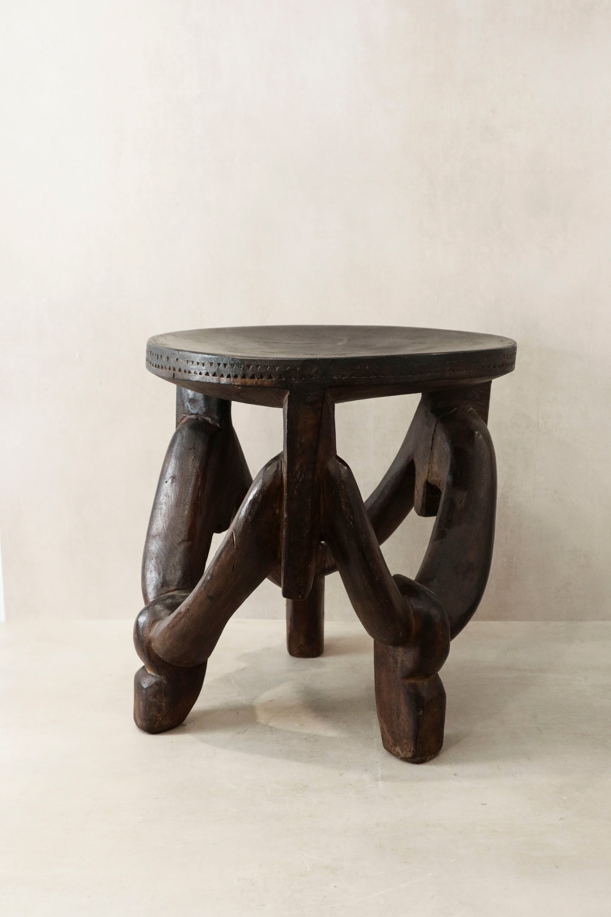 Makonde Stool, Tanzania - 61.1