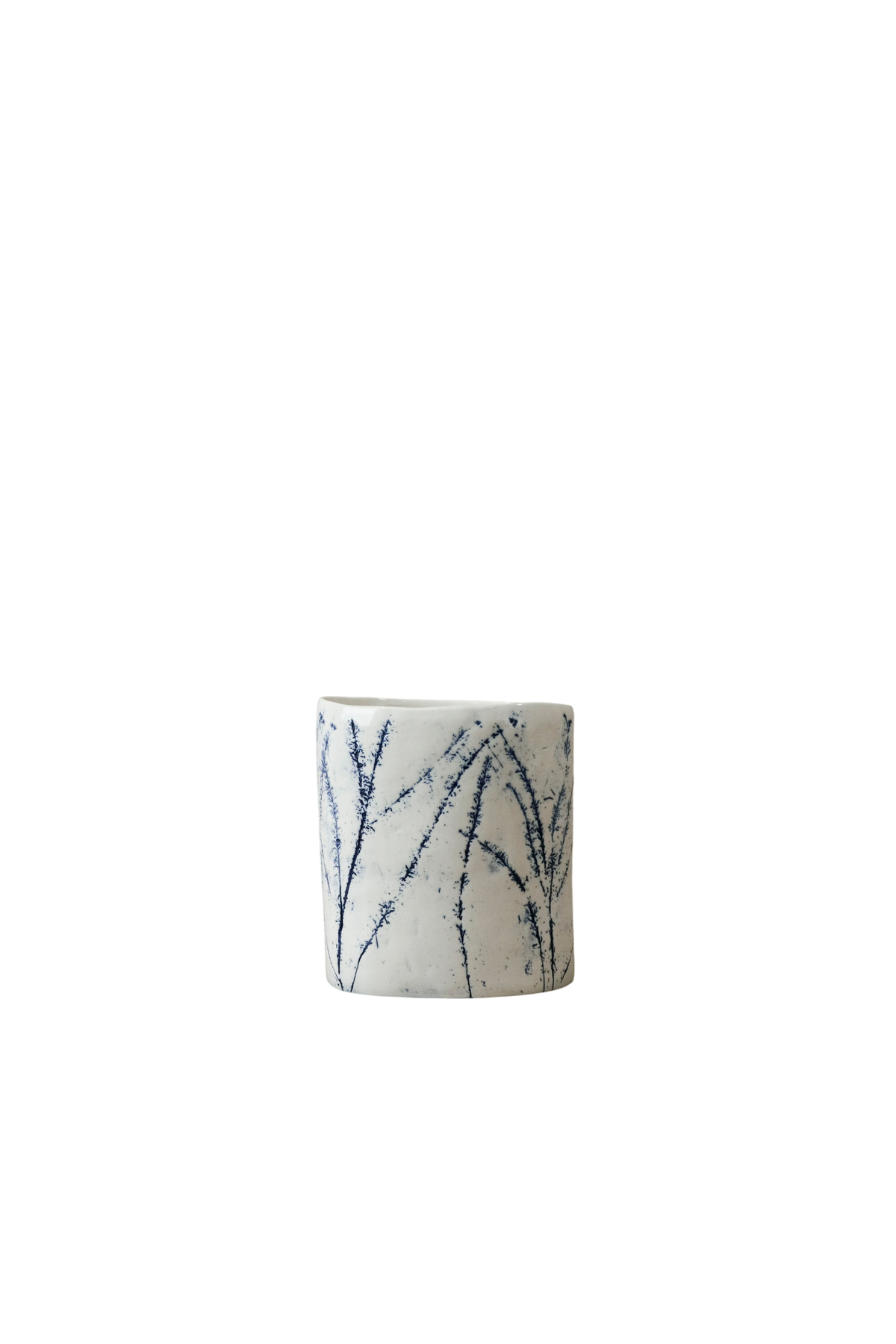 Cobalt Blue Fynbos Vase - n° 16