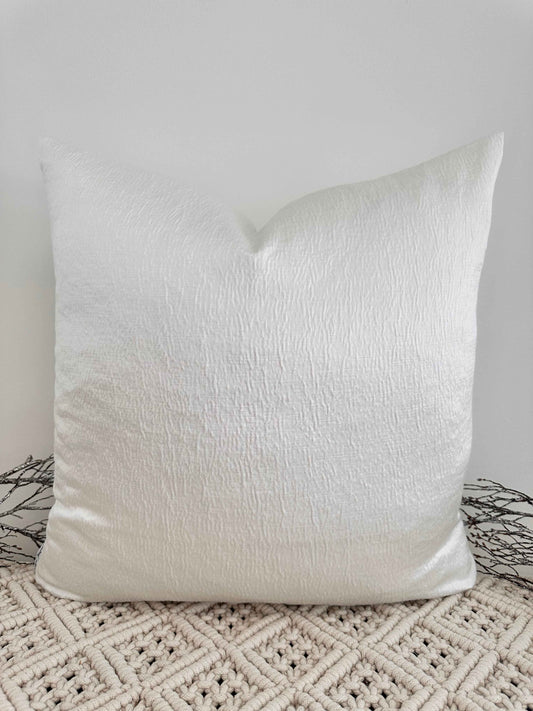 The Couture Cushion - The White Laurent - Style No. 39