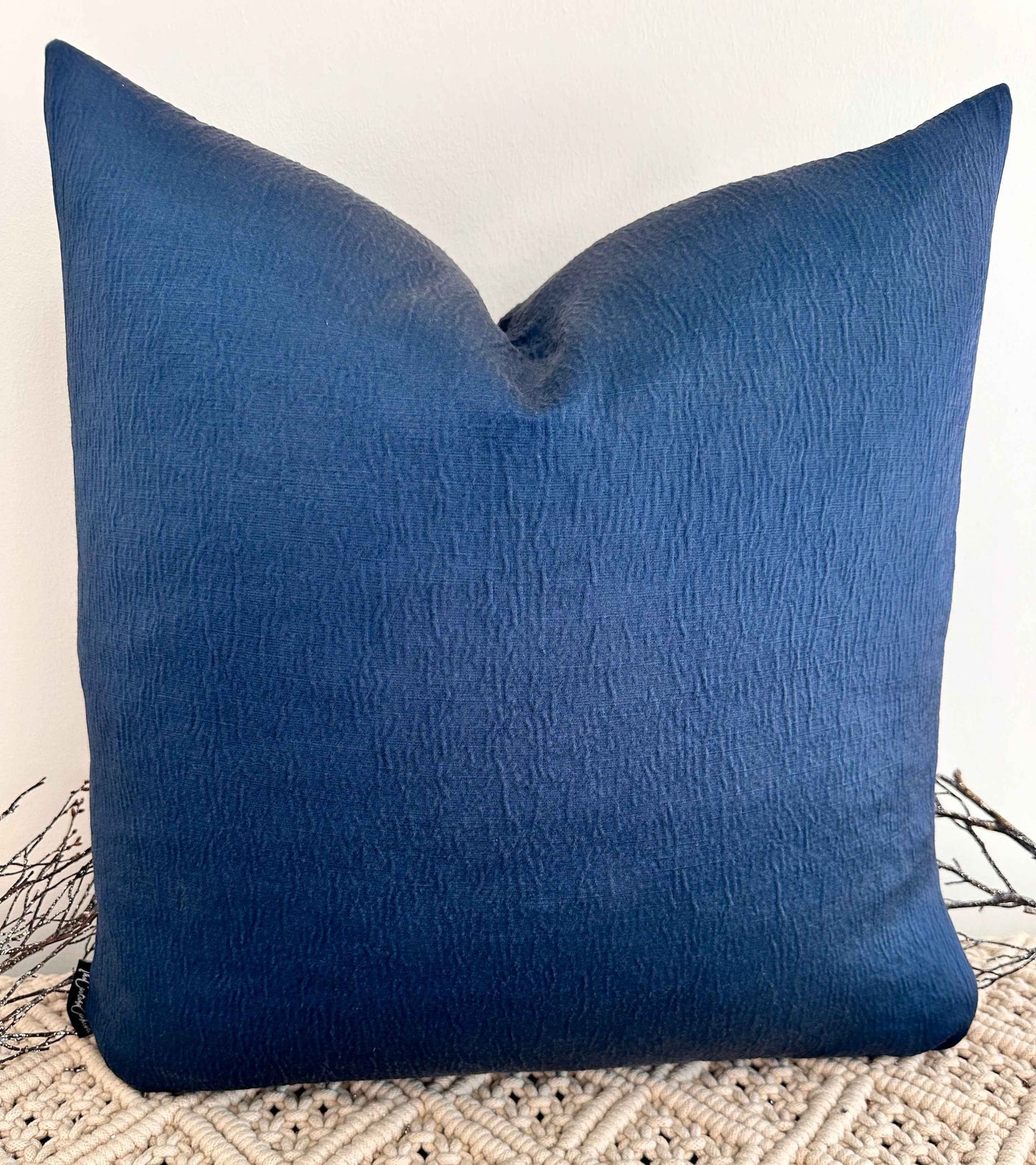 The Couture Cushion - The Navy Laurent - Style No. 202