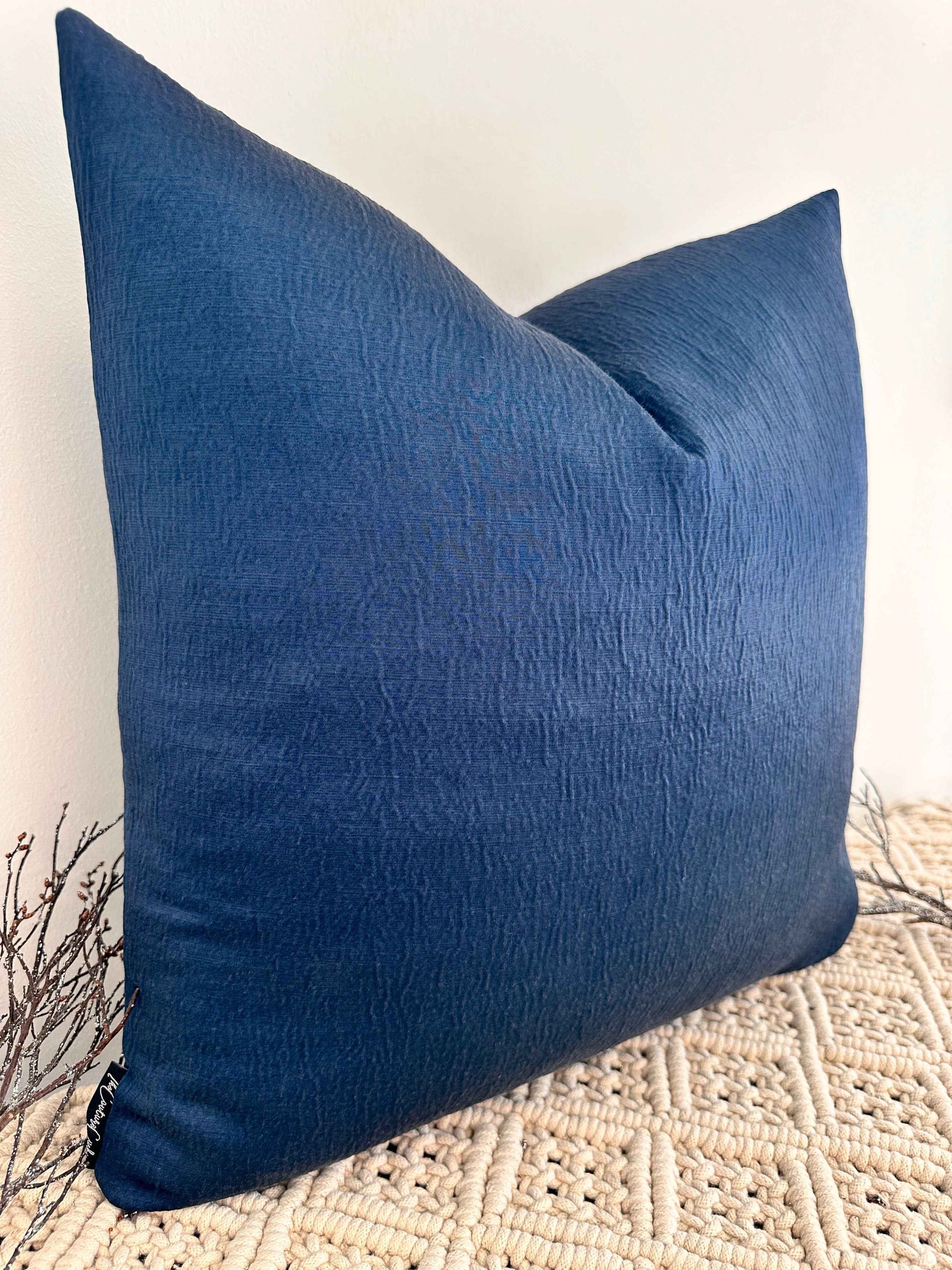The Couture Cushion - The Navy Laurent - Style No. 202