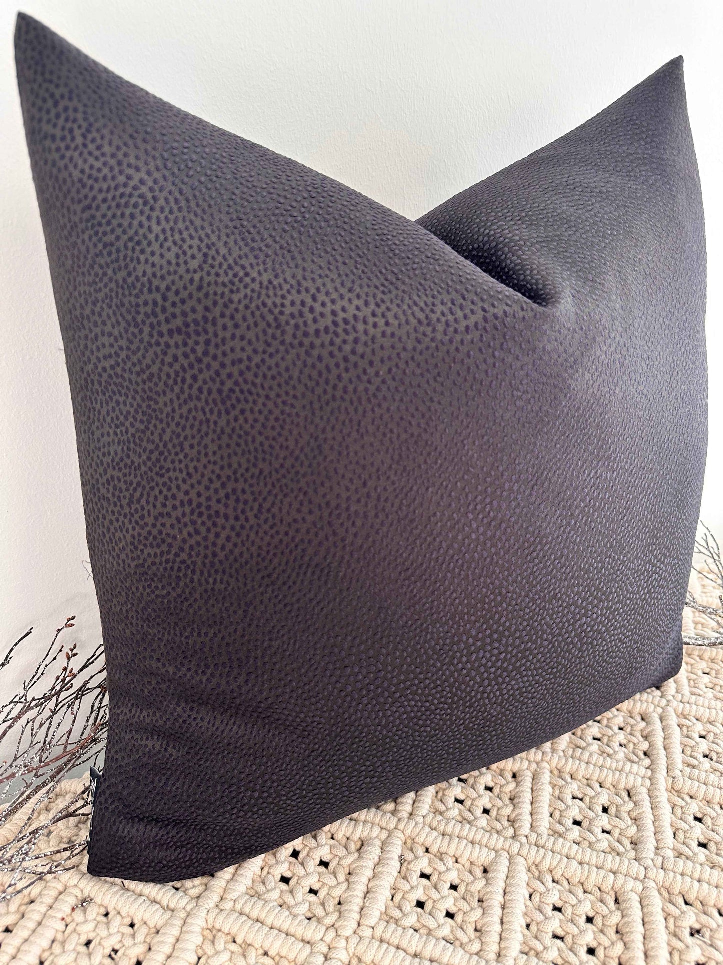 The Couture Cushion - The Black Borboletta Style No. 189