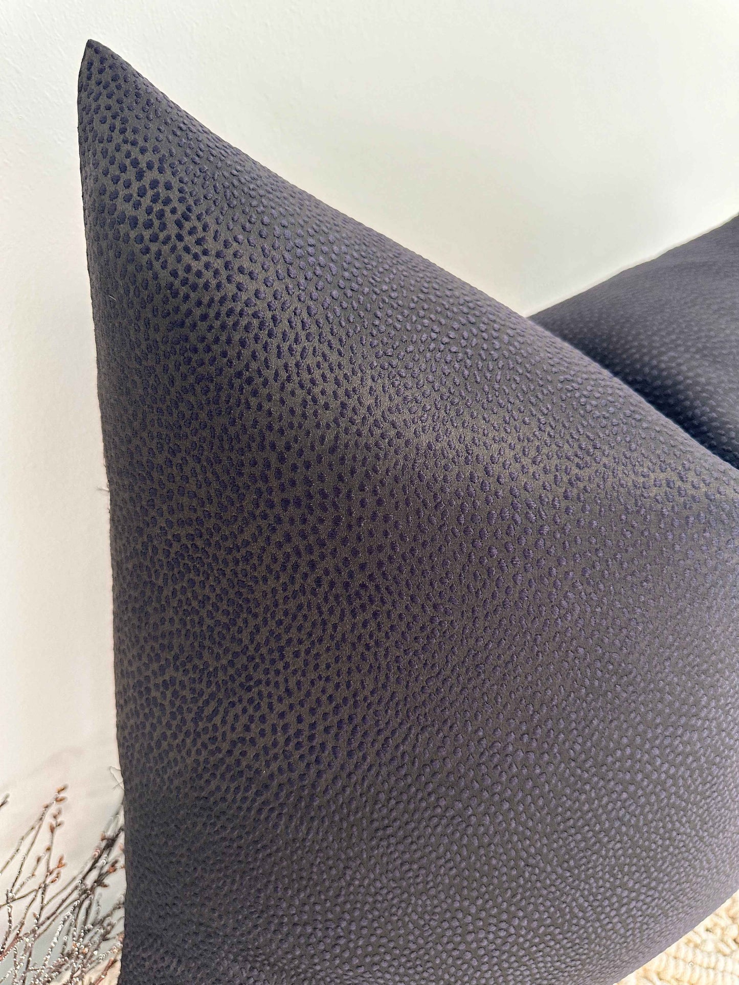 The Couture Cushion - The Black Borboletta Style No. 189