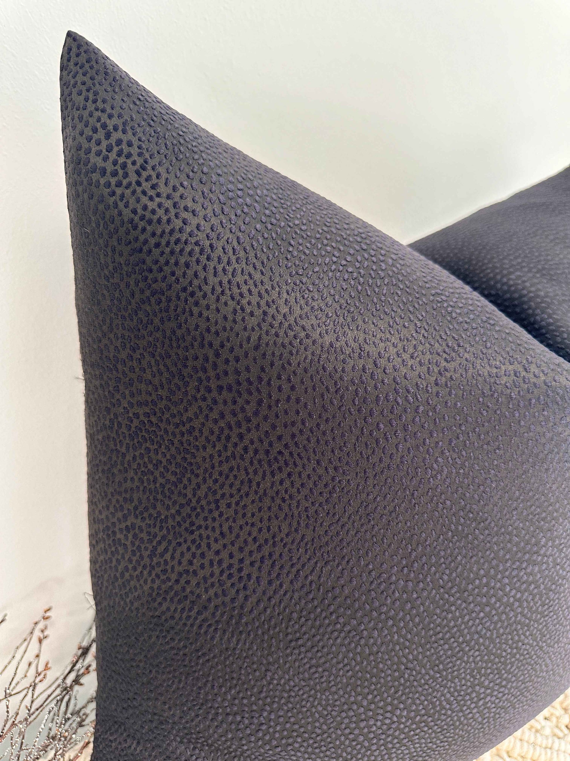 The Couture Cushion - The Black Borboletta Style No. 189