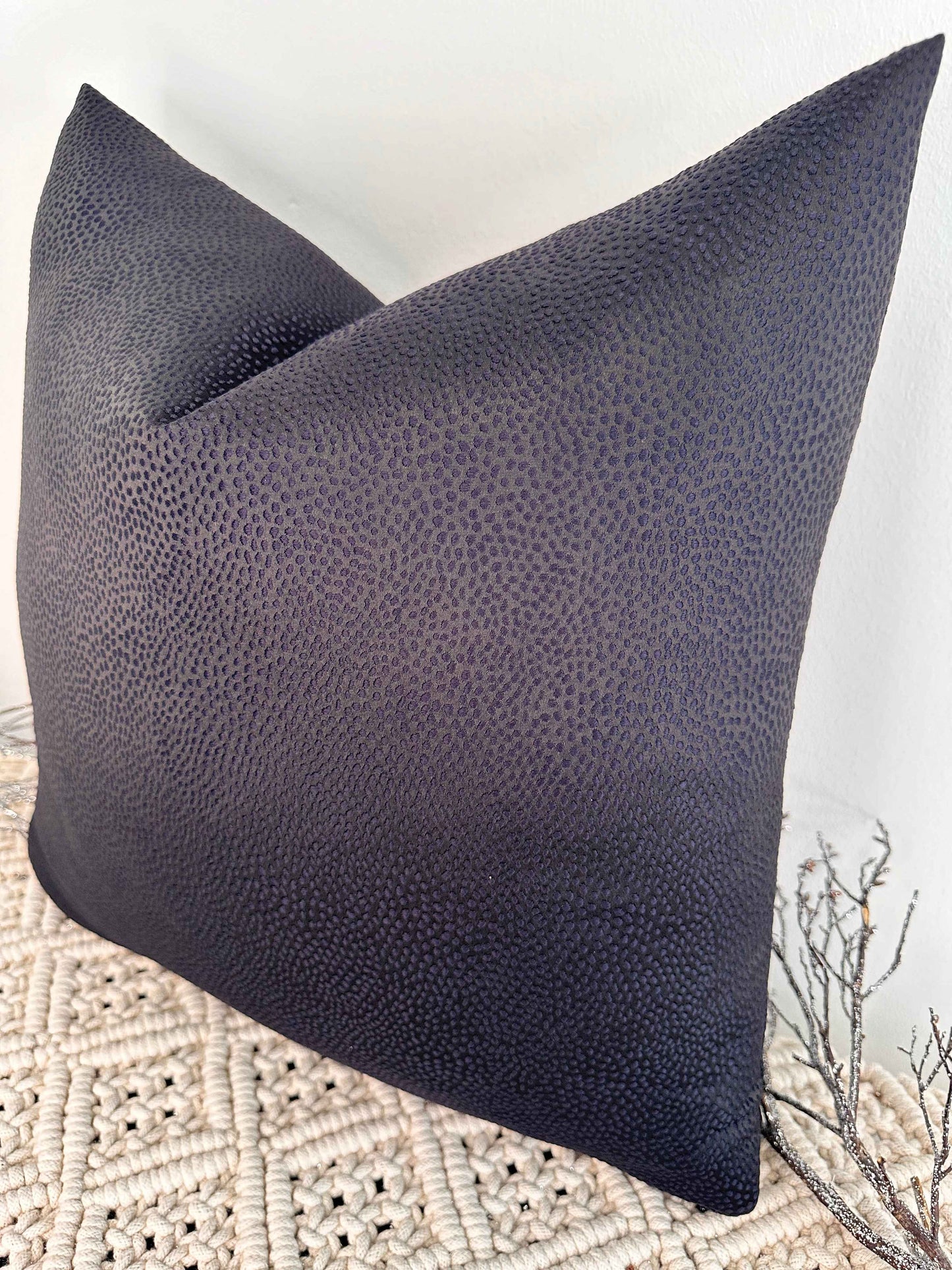 The Couture Cushion - The Black Borboletta Style No. 189