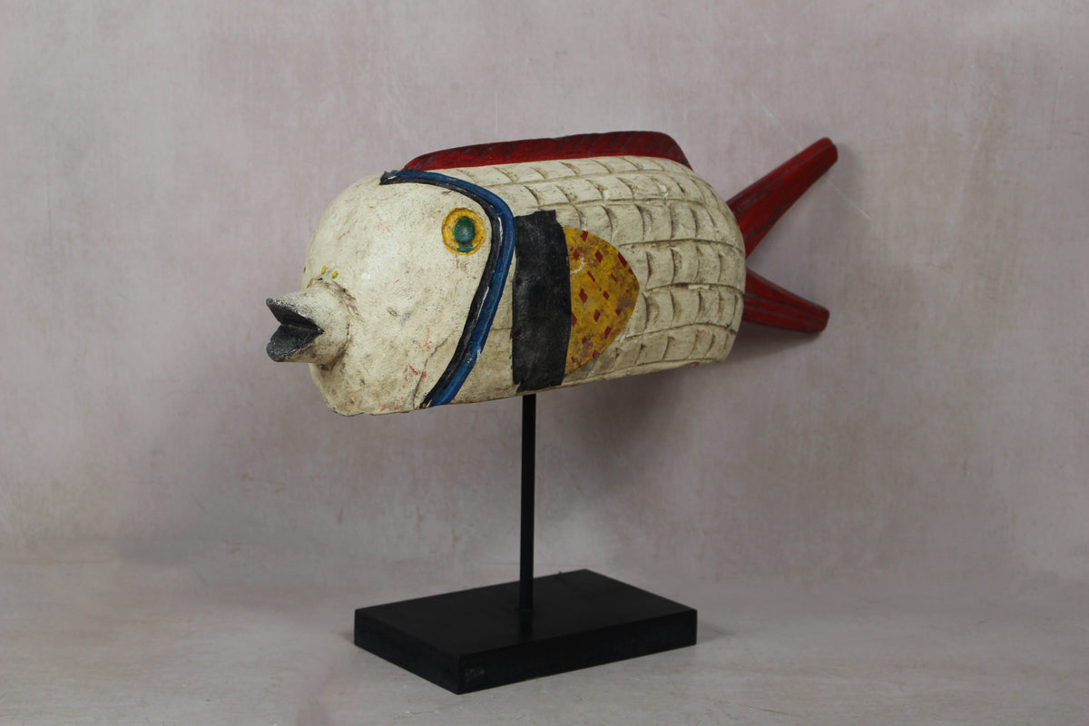 Mali Bozo Puppet Fish White - 175.7
